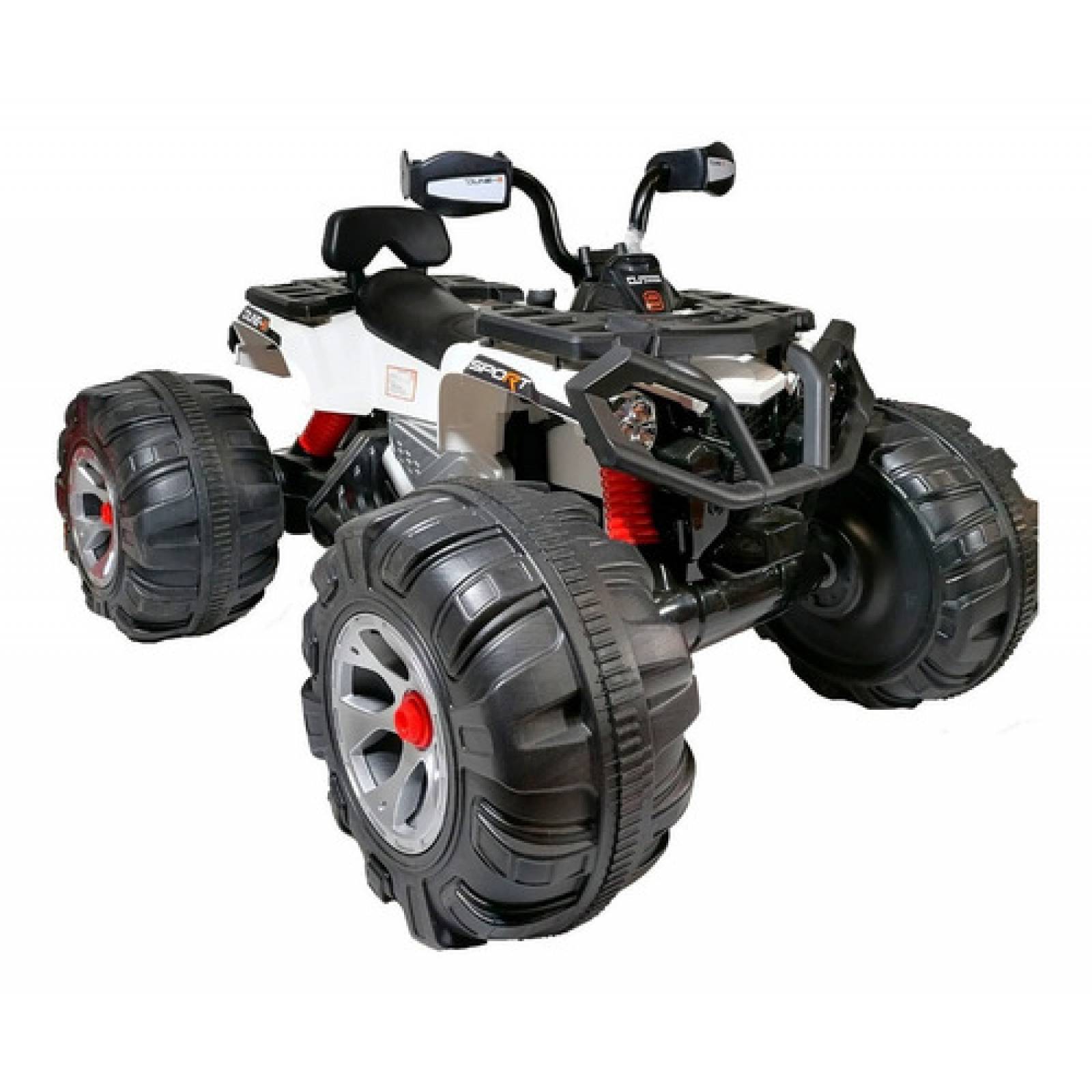 Cuatrimoto Eléctrica Blanca Para Niños 3-6 Años