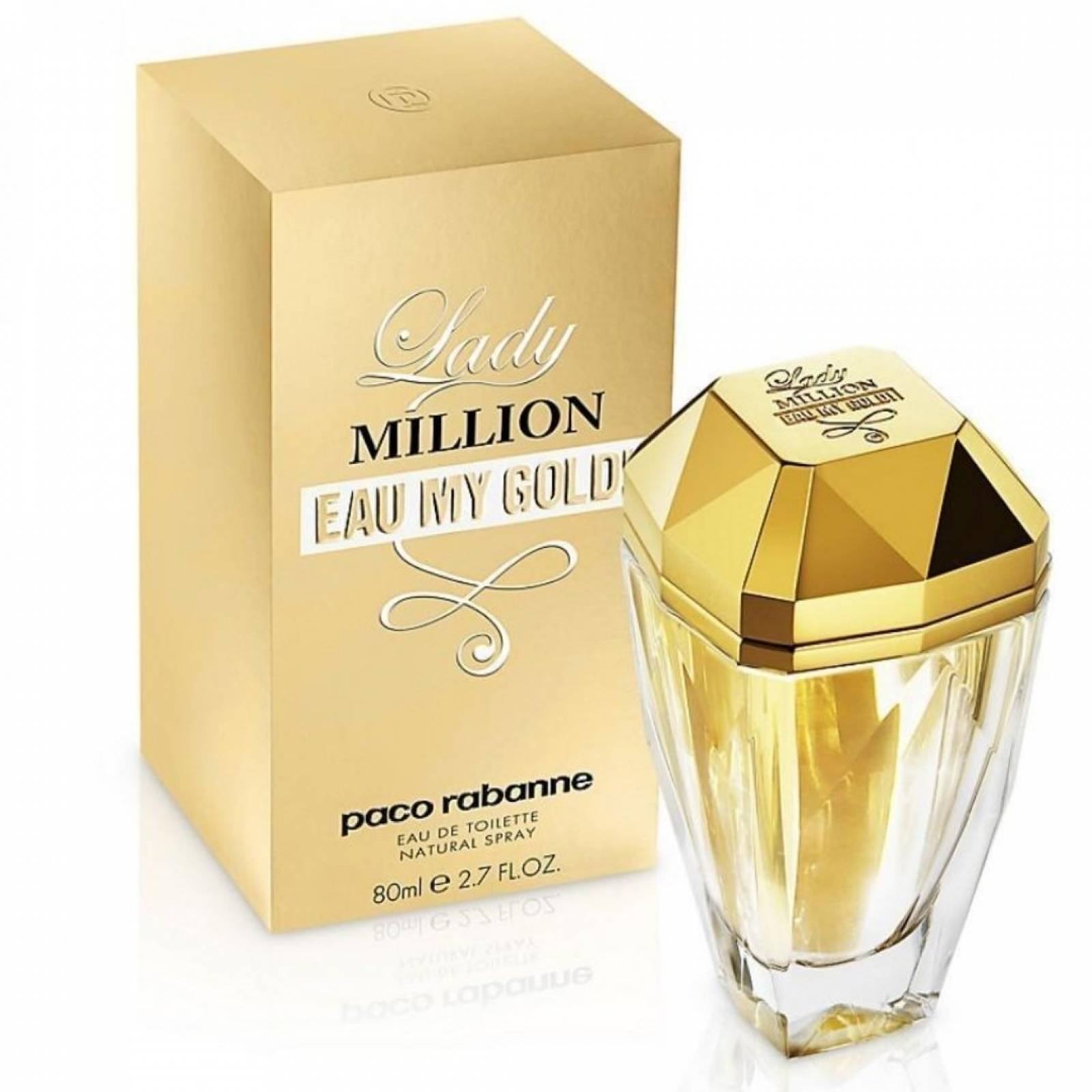 Perfume Mujer Paco Rabanne Lady Million Eau My Gold EDT 80ml