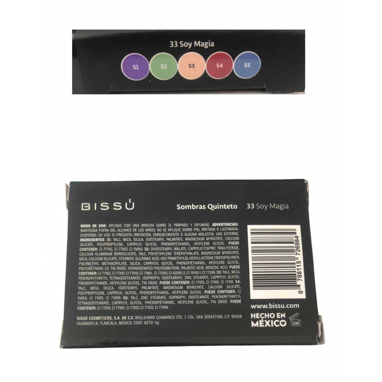 Sombra Bissú para ojos Soy Magia #33 Mujer 5gr.