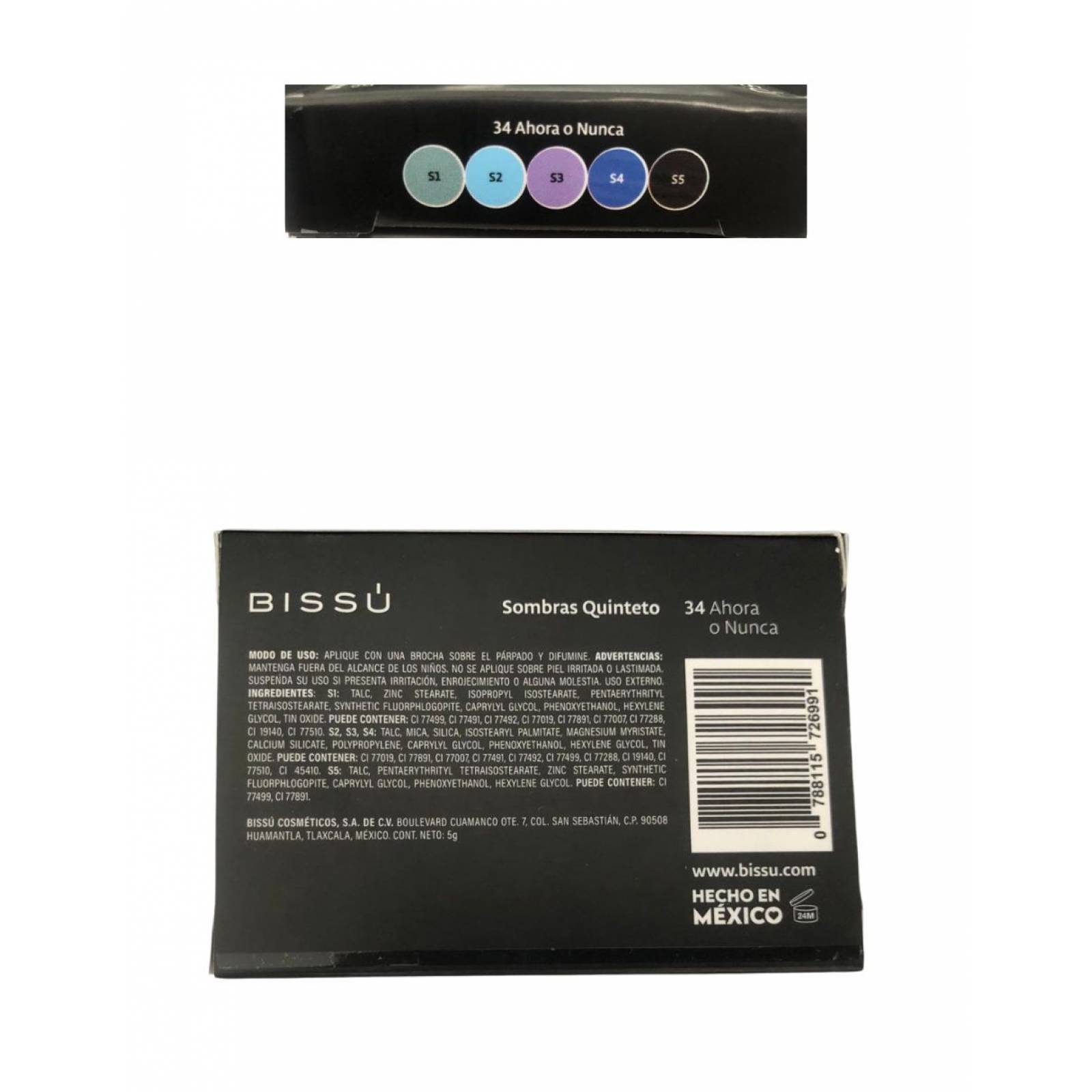 Sombra Bissú para ojos Ahora o Nunca #34 de Mujer 5gr.