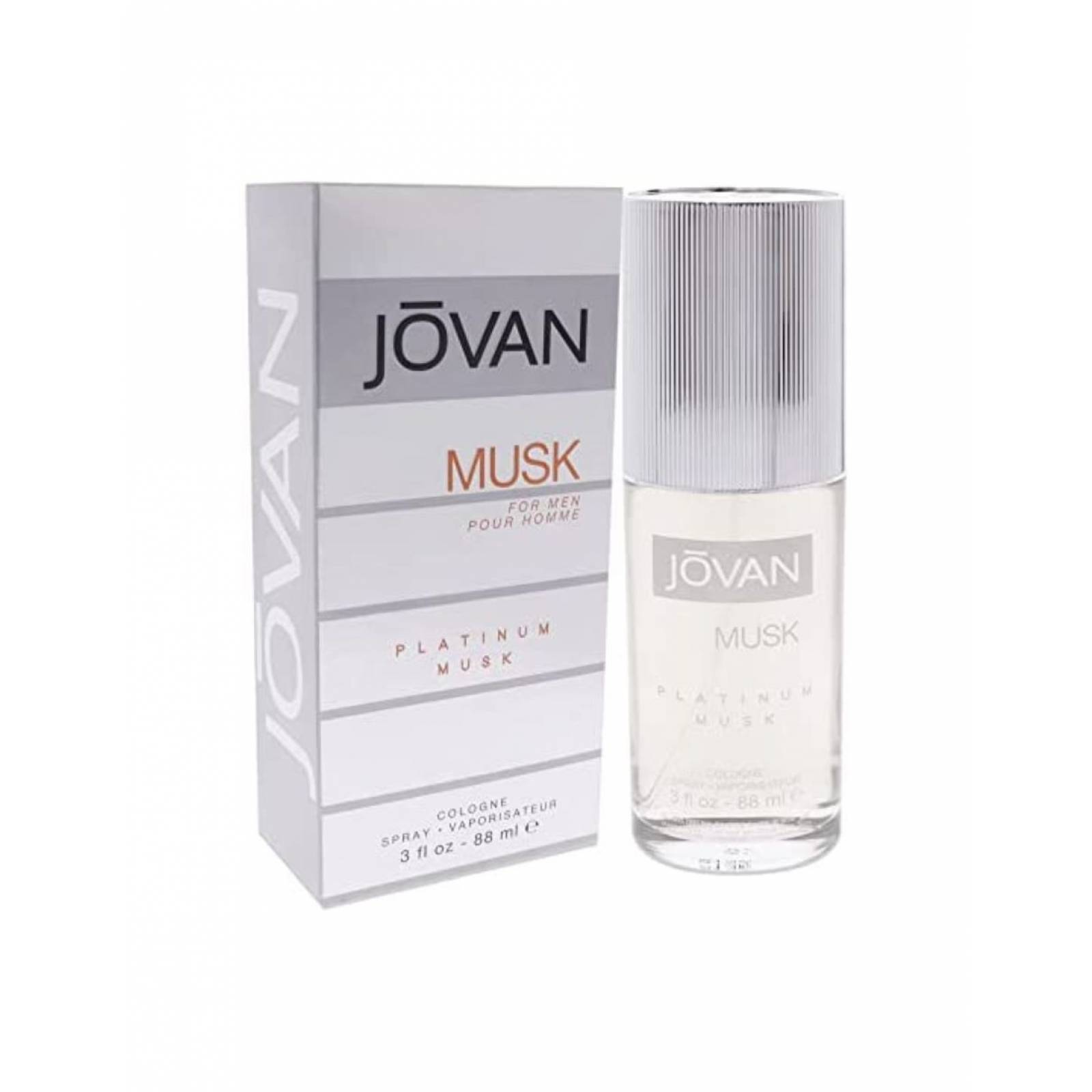 Perfume Jovan Platinum Musk de Hombre Eau de Cologne  88ml