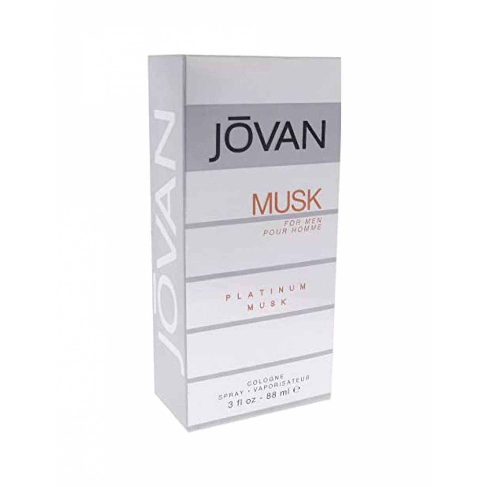 Perfume Jovan Platinum Musk de Hombre Eau de Cologne  88ml