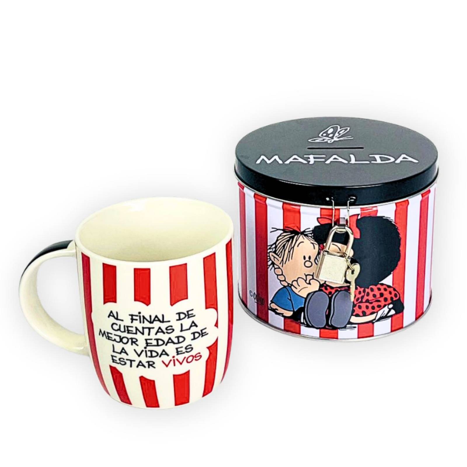 Hogar Alva Maki Alcancía Malfada Metal 