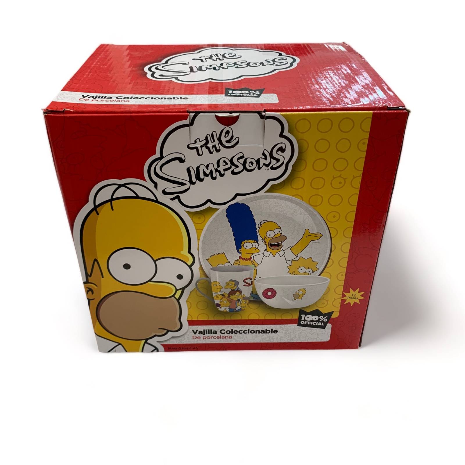 Hogar 20th Television The Simpsons Porcelana 12 piezas