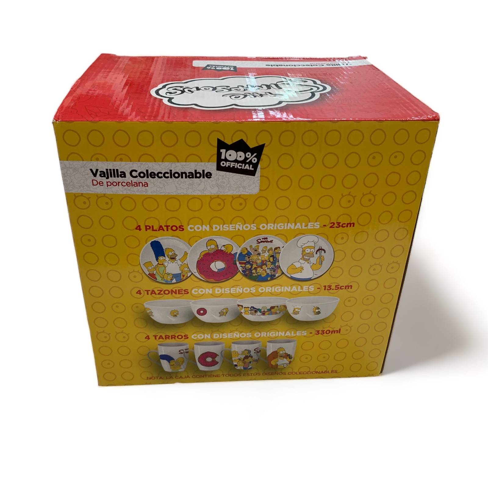 Hogar 20th Television The Simpsons Porcelana 12 piezas