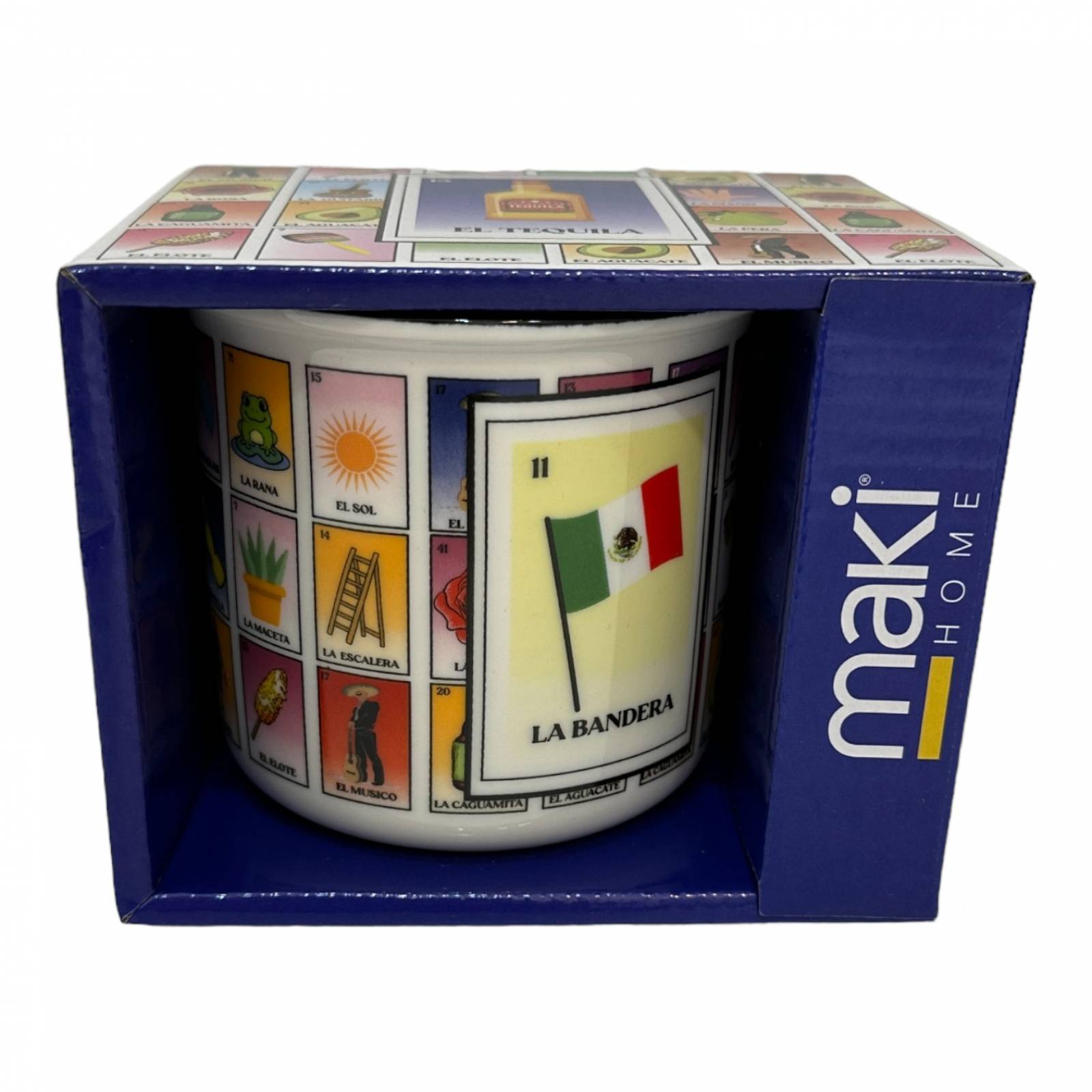 Taza De Porcelana De Loteria Mexicana