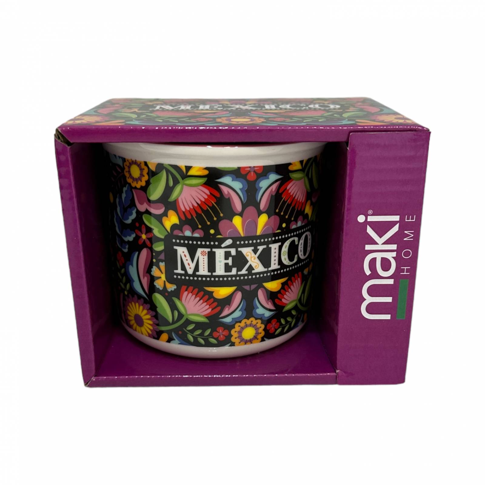 Taza De Porcelana De Grabados Mexico