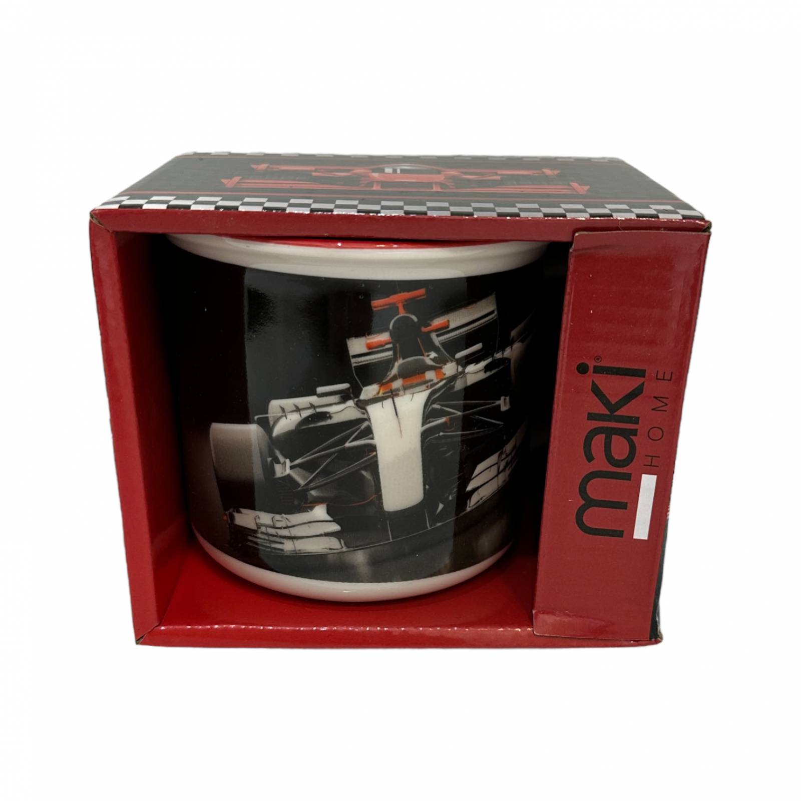 Taza De Porcelana De Carro De Carreras