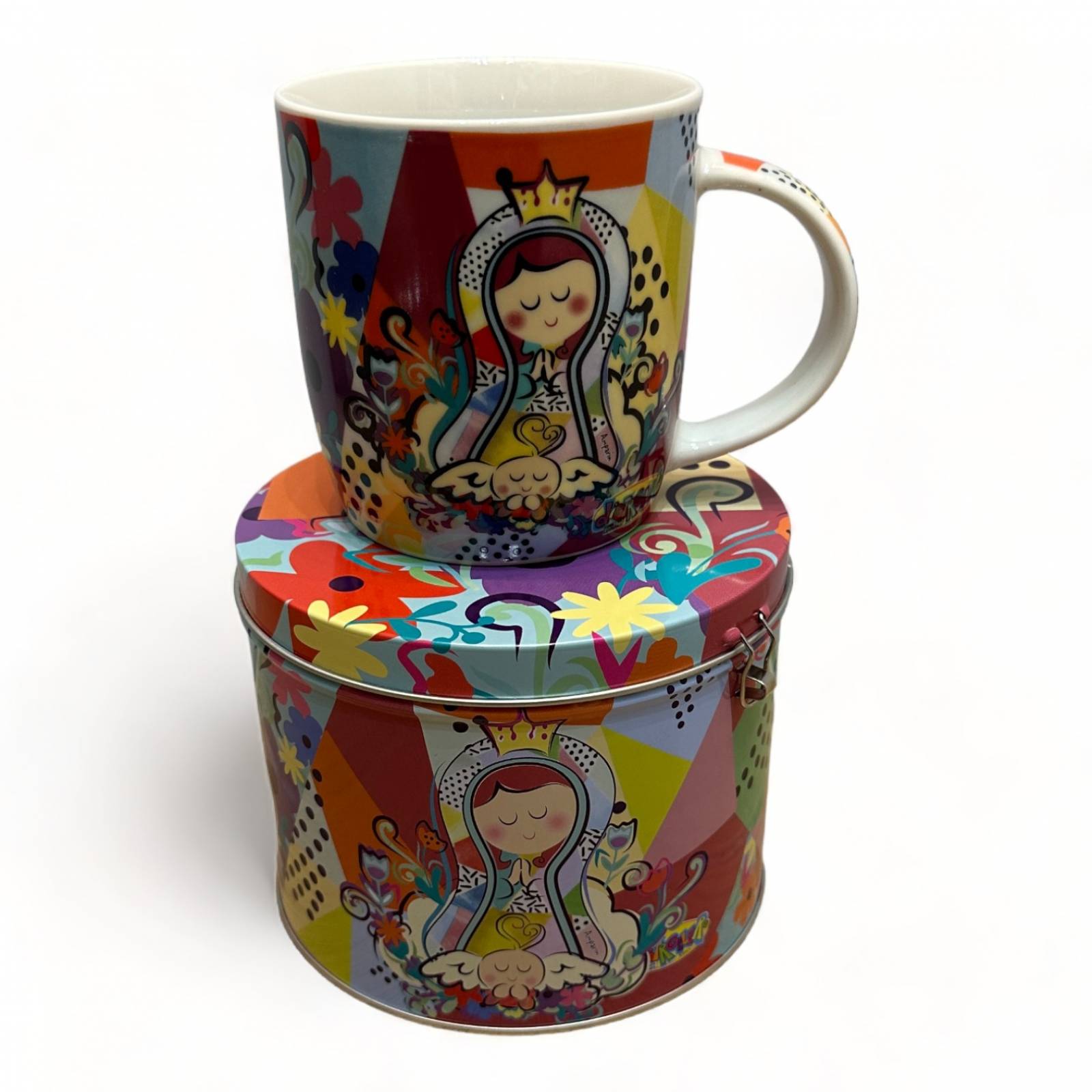 Taza De Virgencita Plis Con Alcancia