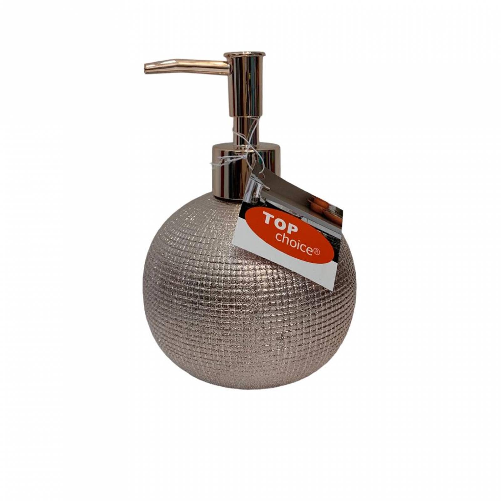Dispensador De Jabon Redondo Rosa