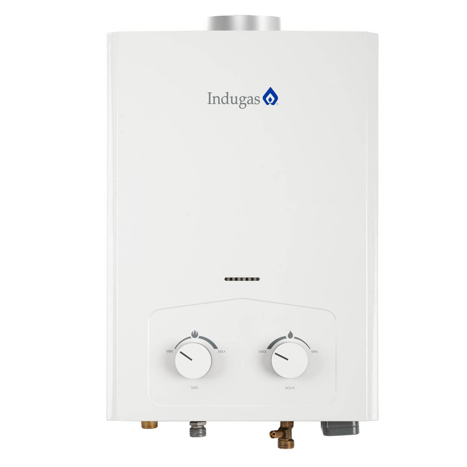 Calentador de Agua Indugas Instantaneo 6 Litros por Min GAS Natural 1 Servicio