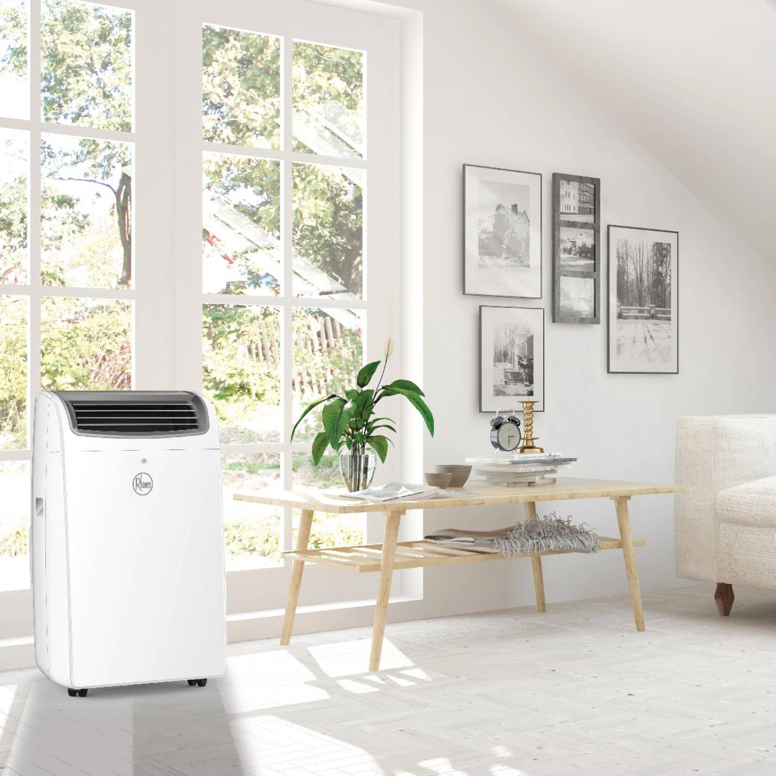 Aire Acondicionado Portátil Rheem Frío /Calor 12000 Btu 110v 