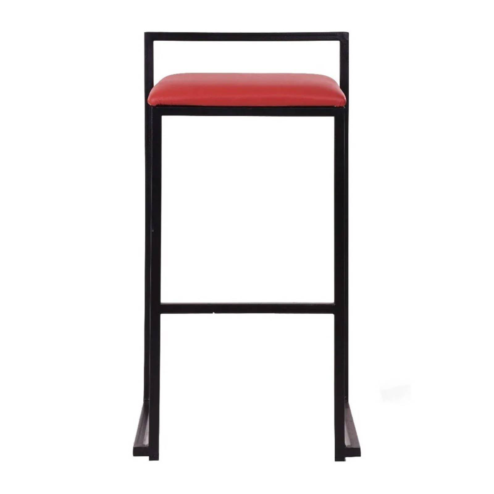 Banco Barra Bar Cubo Lounge Eventos Salón Fiesta Paquete De 4 Rojo Negro