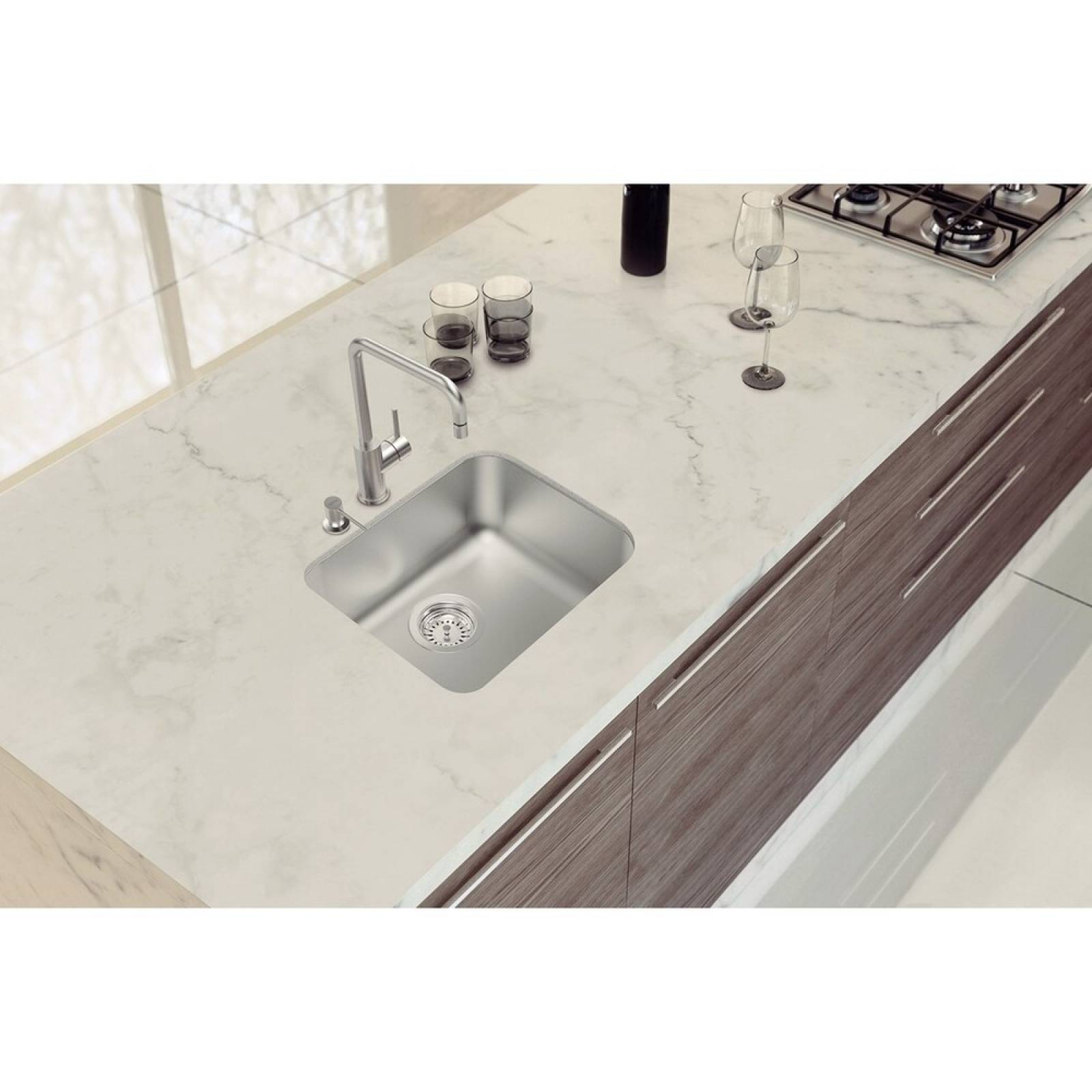 Fregadero de empotrar Tramontina Dora 40 BL R6 40x34 cm