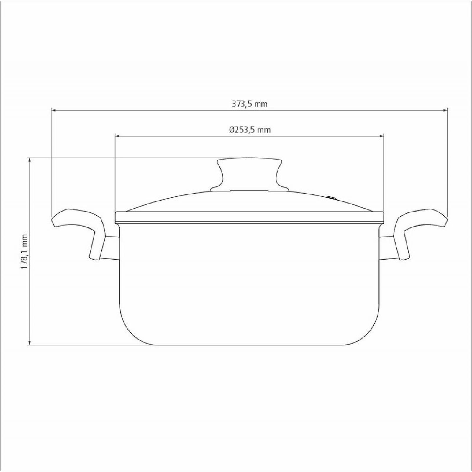 Cacerola Tramontina Rivoli 4,9 L