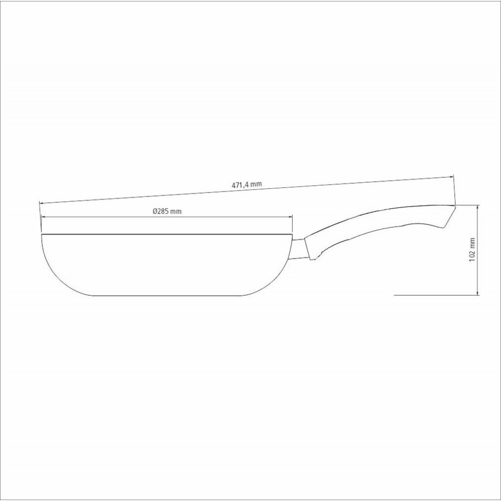 Sartén Hondo Tramontina Rivoli 28 Cm