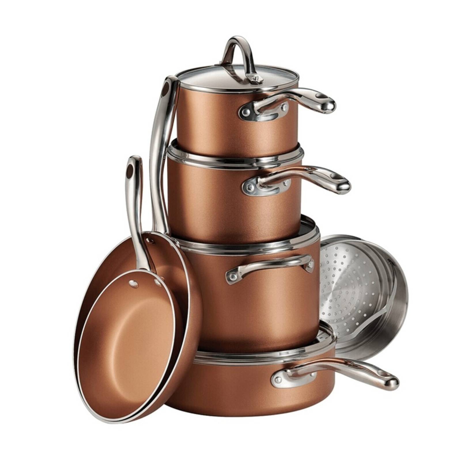 Batería de Cocina Tramontina Titanium 11 Piezas