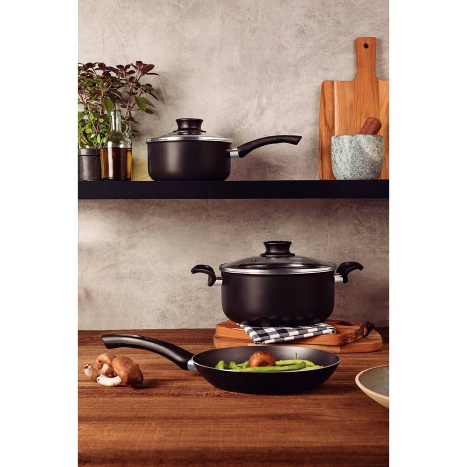 Batería de cocina Tramontina Paris 5 Piezas