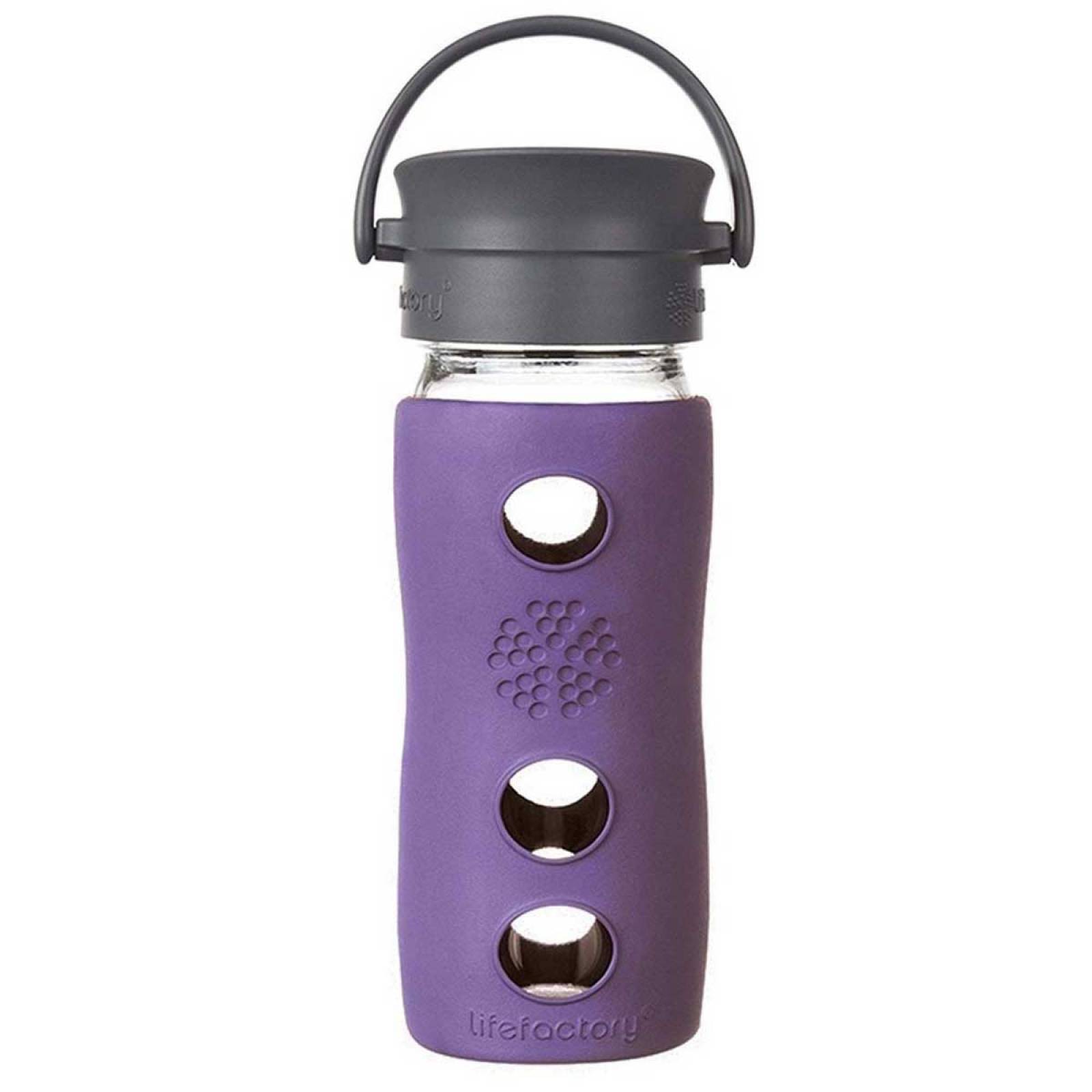 Termos Para Café De Vidrio Lifefactory 12oz Bebida Caliente Violeta