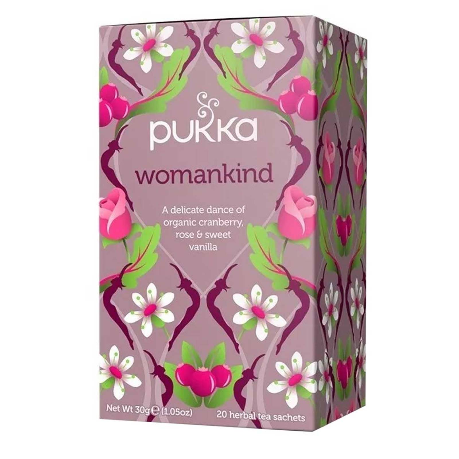 Té Womankind Mujer Pukka Organico Sin Cafeina Sustentable 