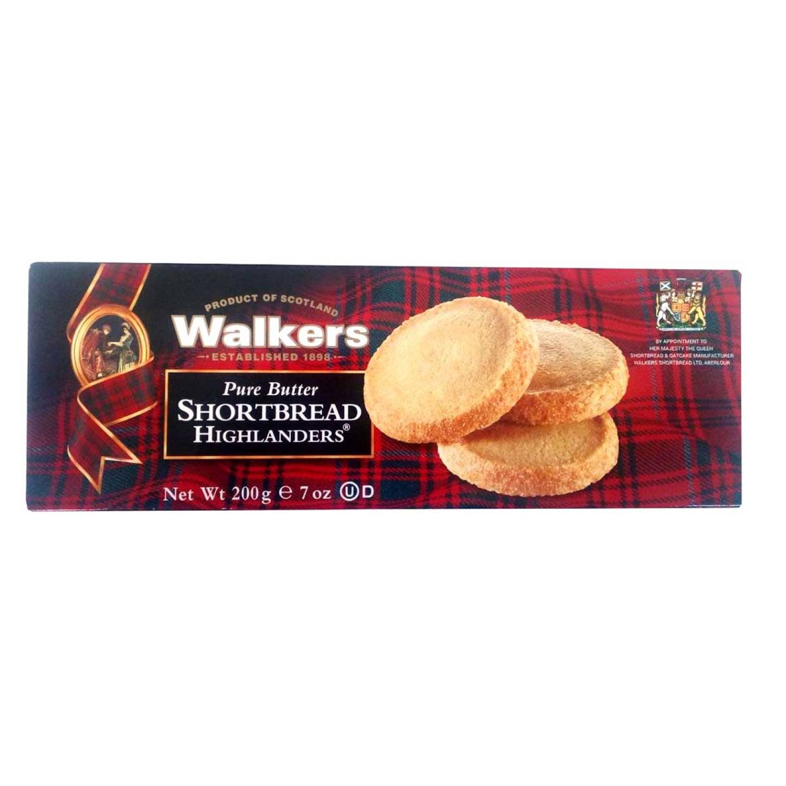 Galletas Walkers Shortbread Highlanders 200g 