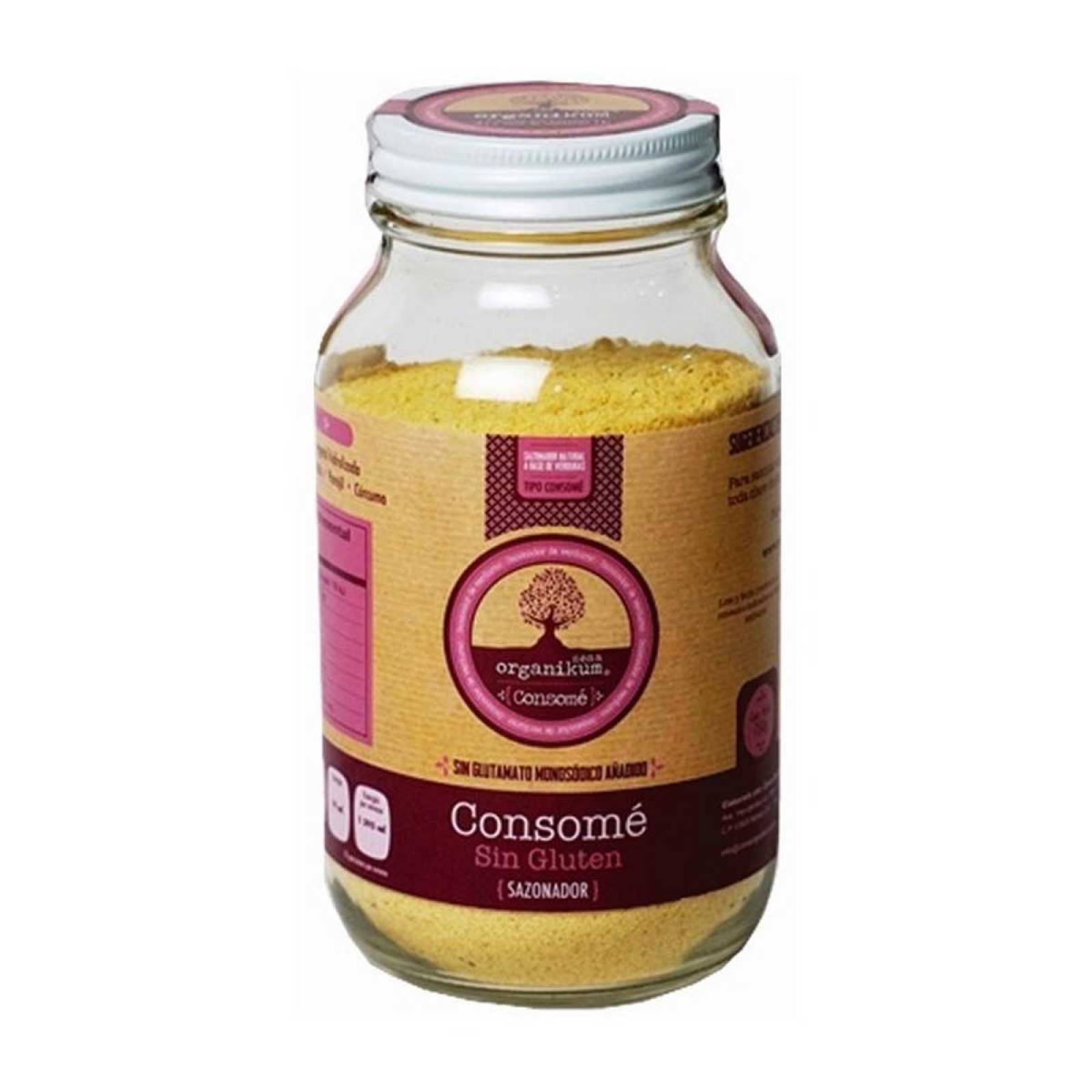 Consomé Sazonador Organikum Vegetal 100 Natural Sin Gluten