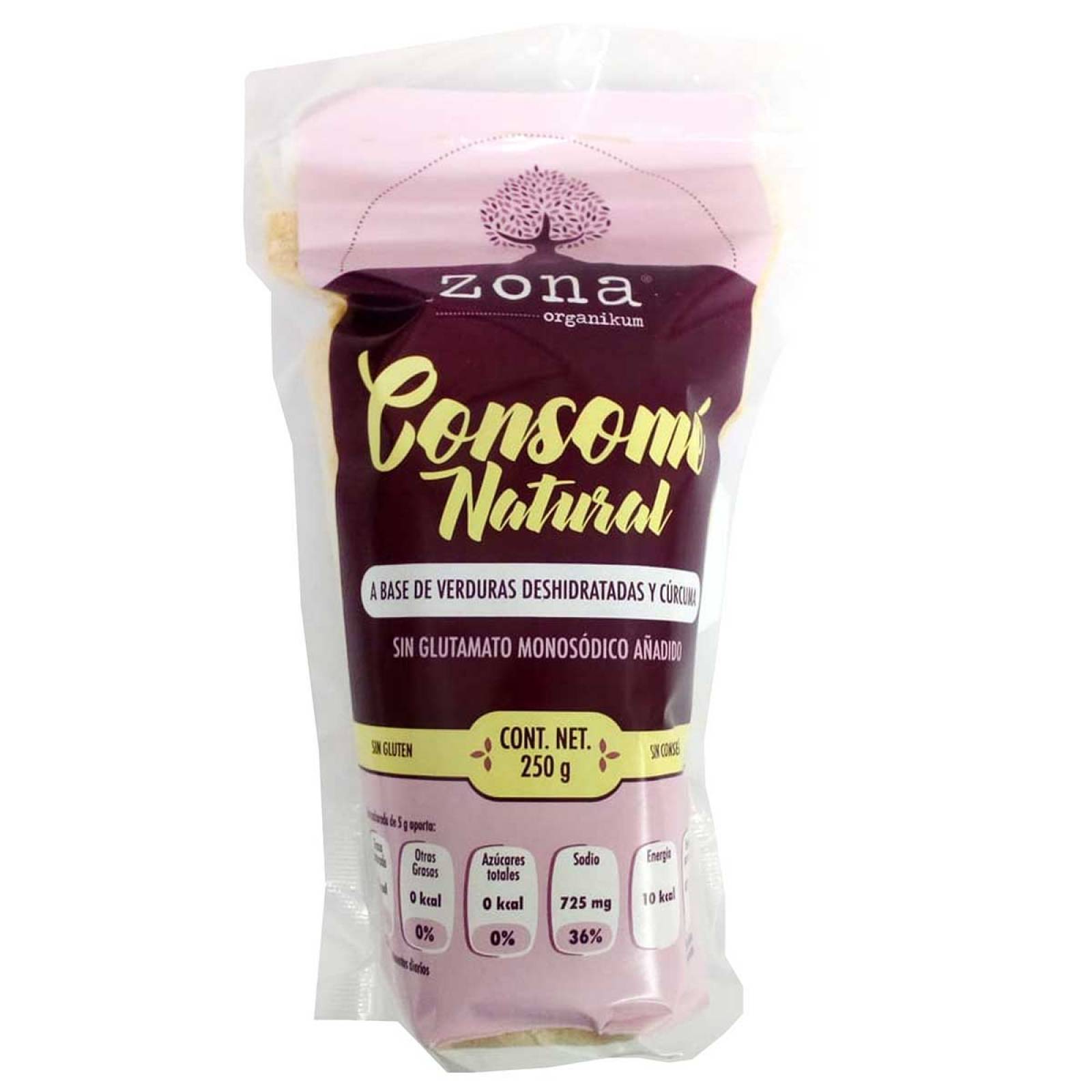 Consomé Sazonador Organikum Vegetal 100 Natural Sin Gluten