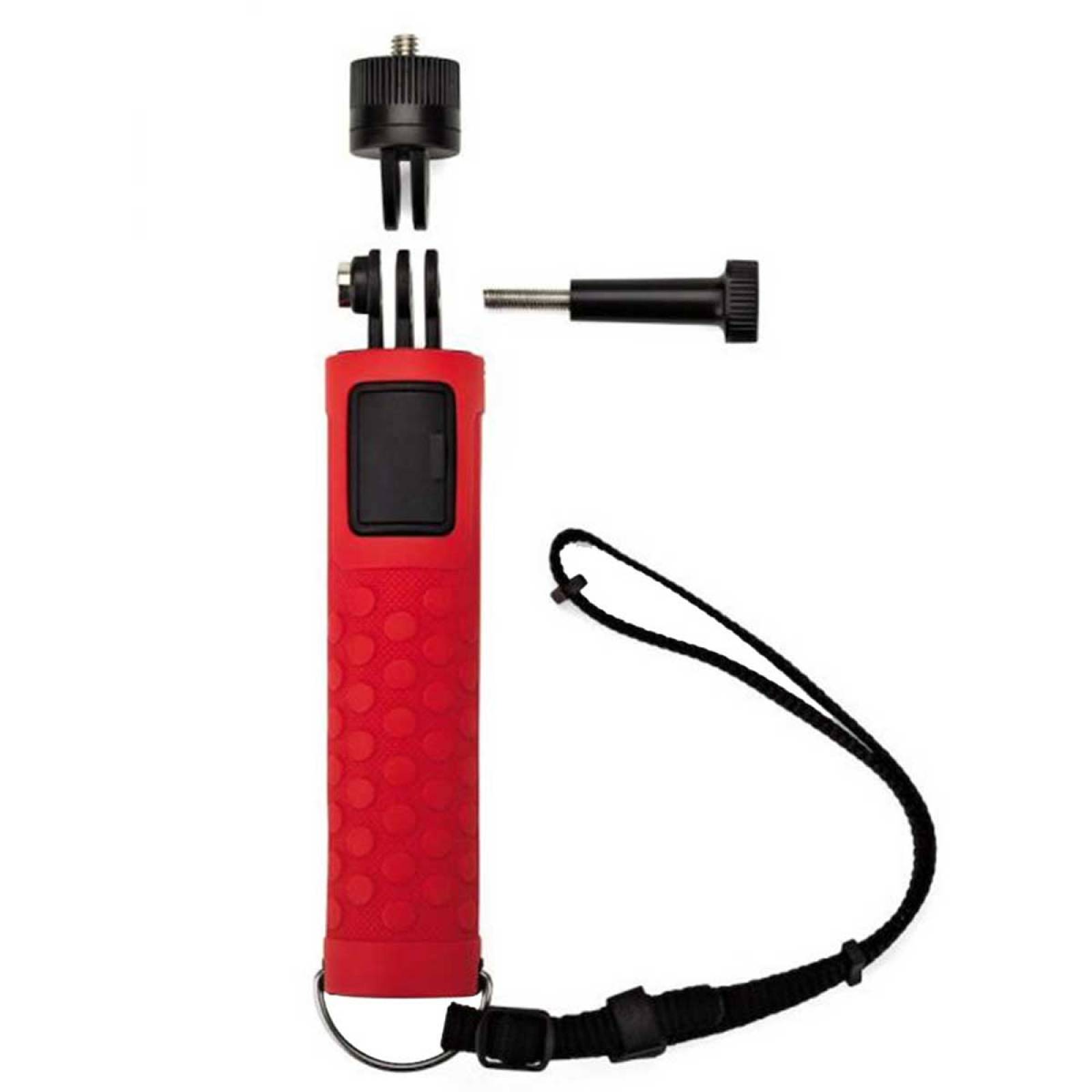 Tripie Monopie Con Batería Joby Para Gopro Action Grip Rojo 