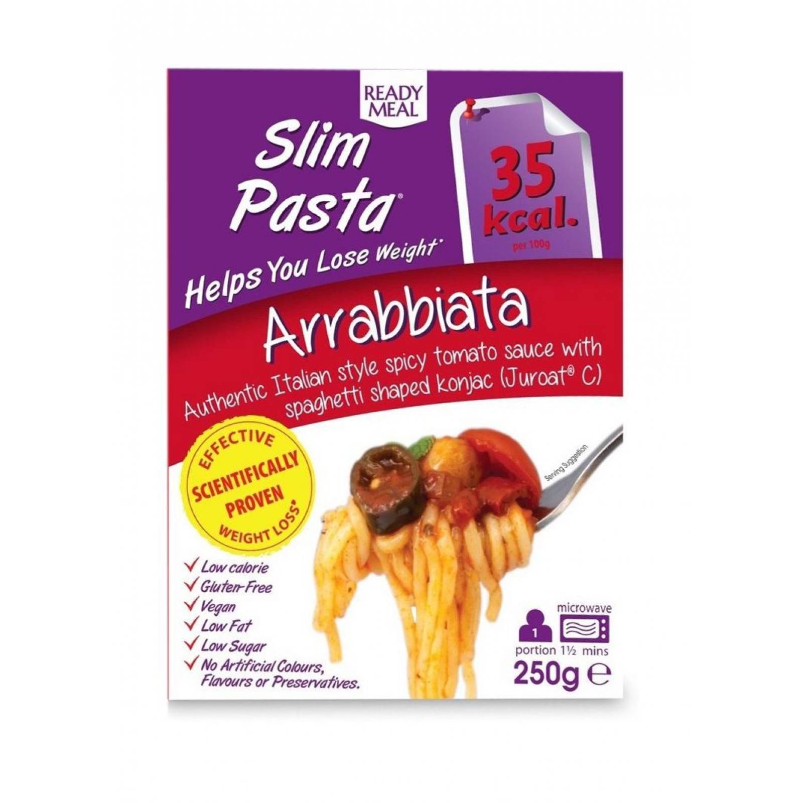 Slim Pasta Arrabbiata Slim Foods Konjac 250g 