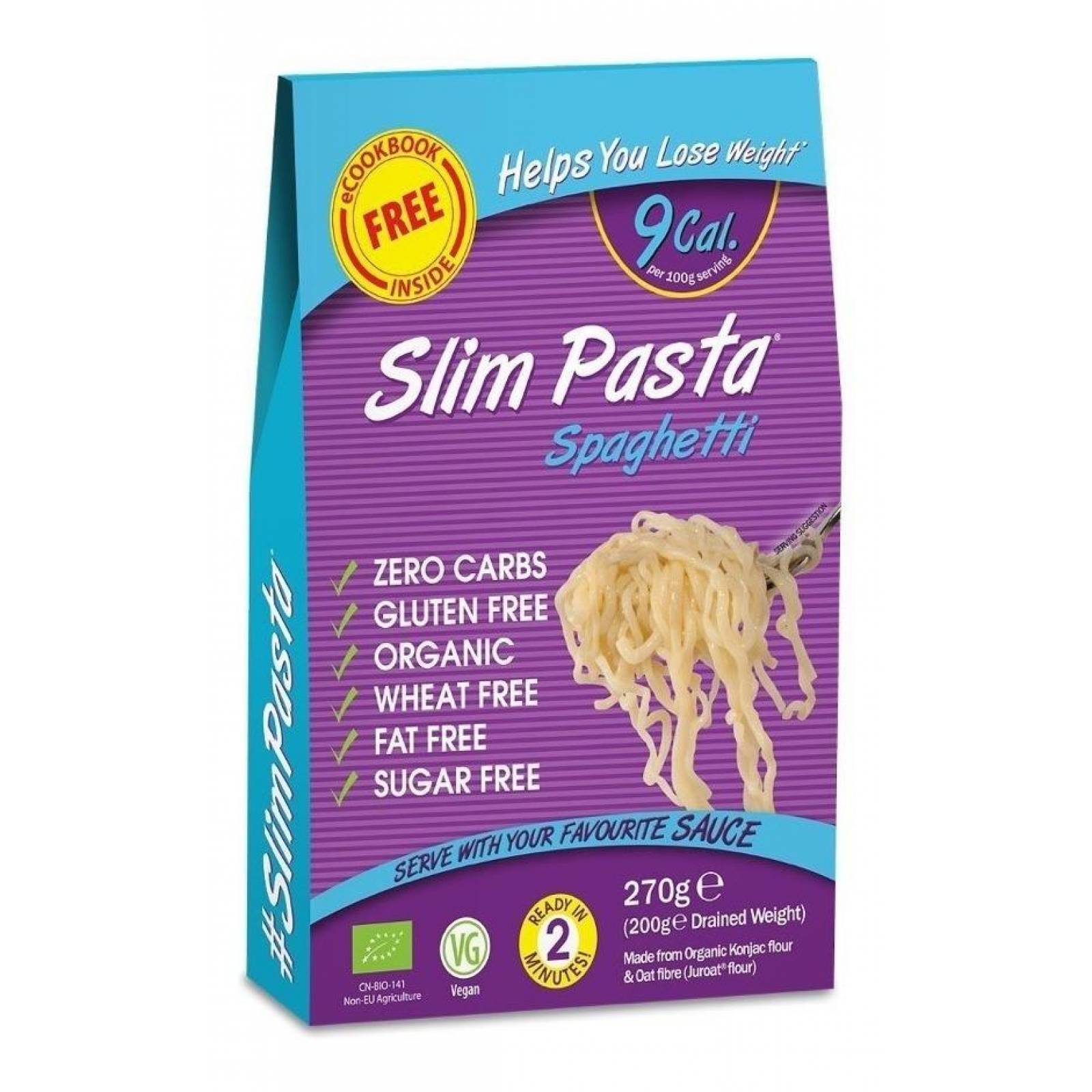 Spaghetti Orgánico Slim Foods Konjac 200g 