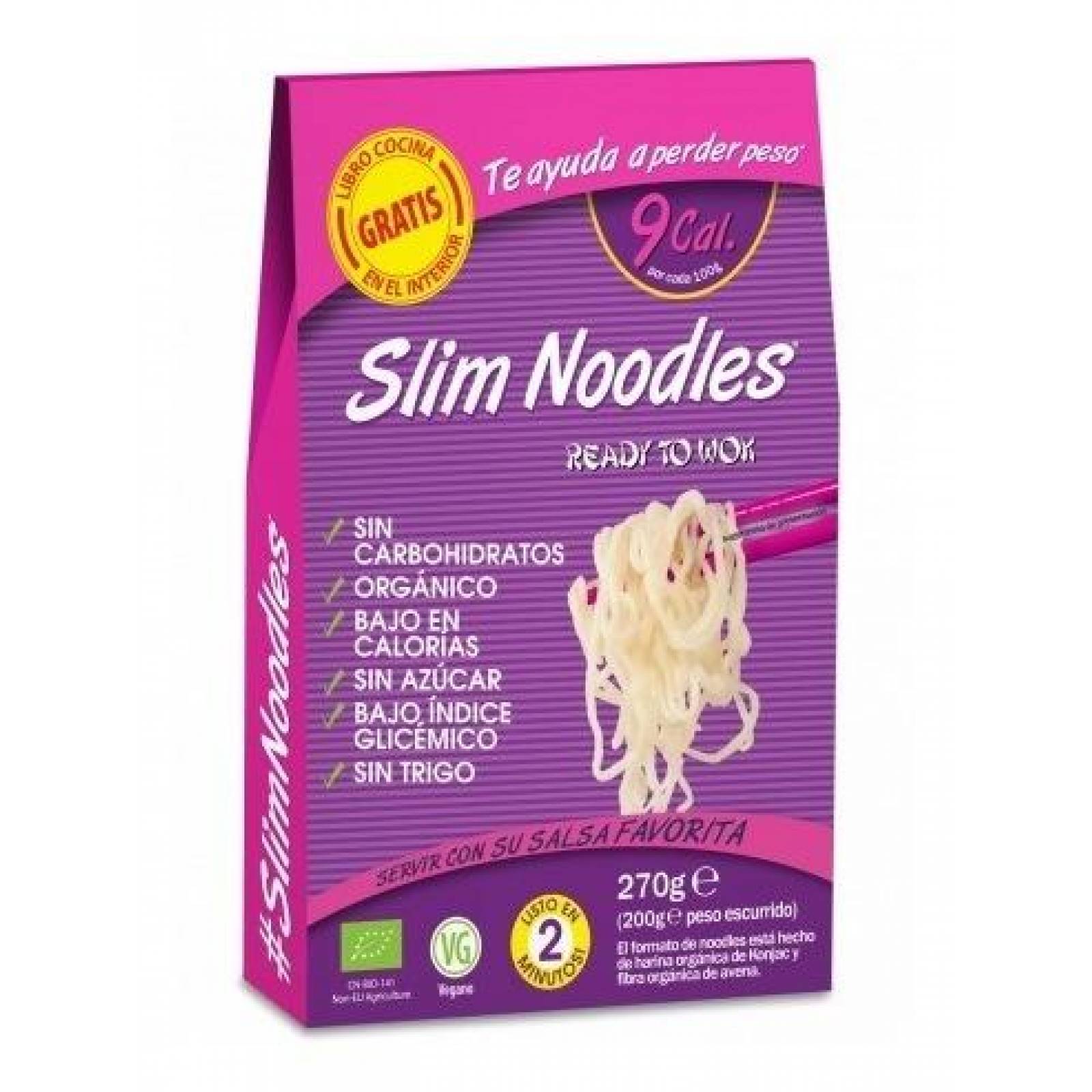Noodles Organicos Slim Foods Konjac 200g 