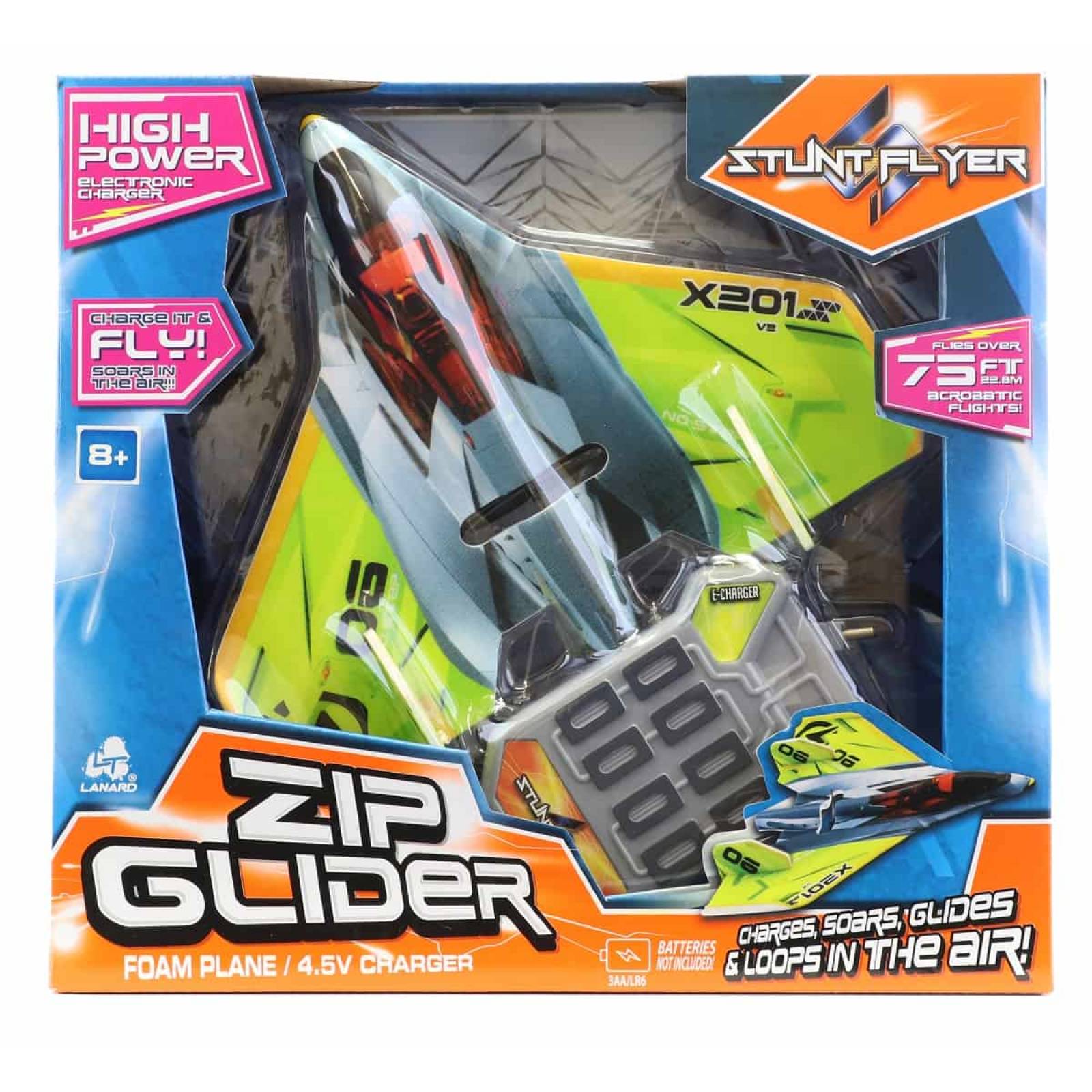 Stunt Flyer Zip Glider High Power Plane Color Multicolor