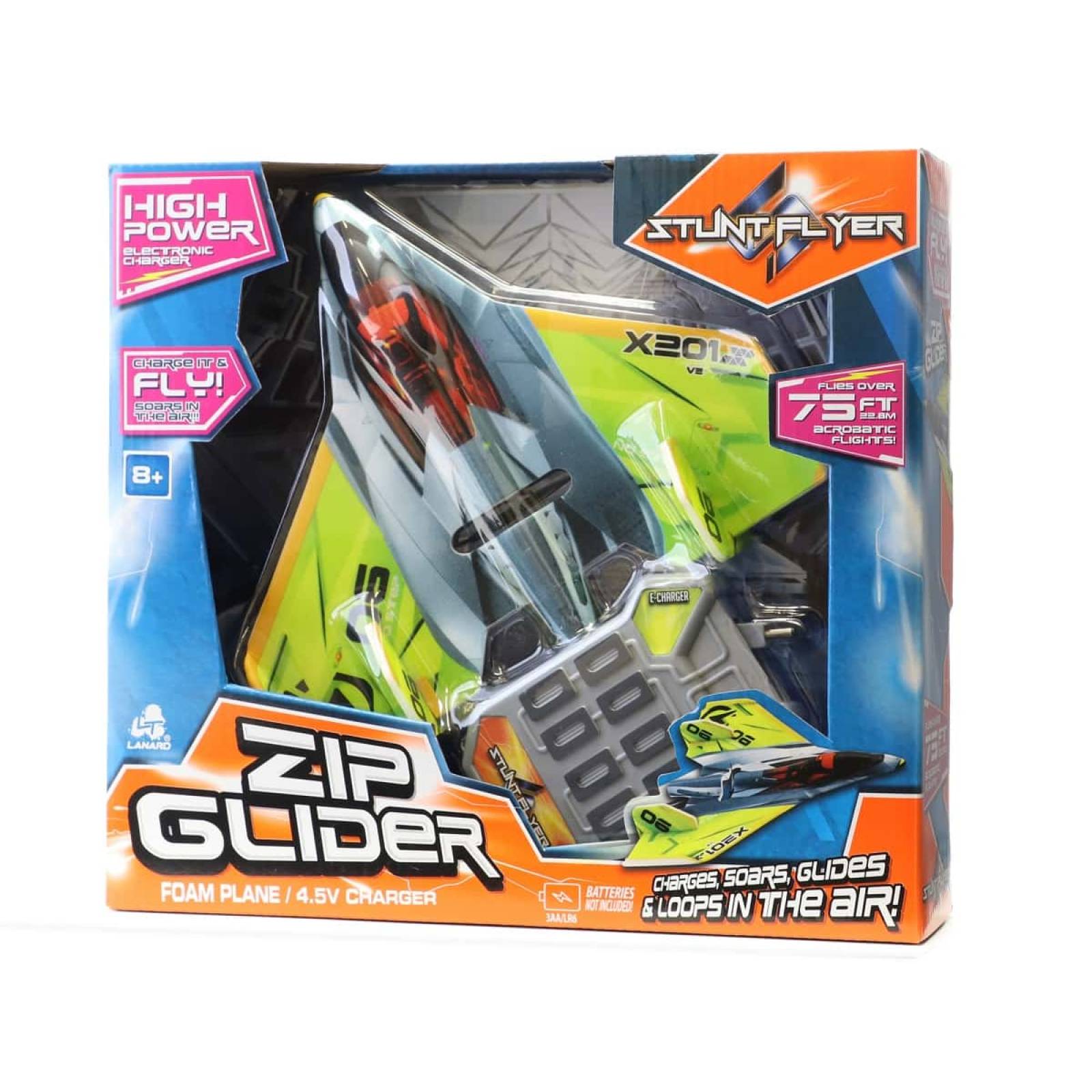 Stunt Flyer Zip Glider High Power Plane Color Multicolor