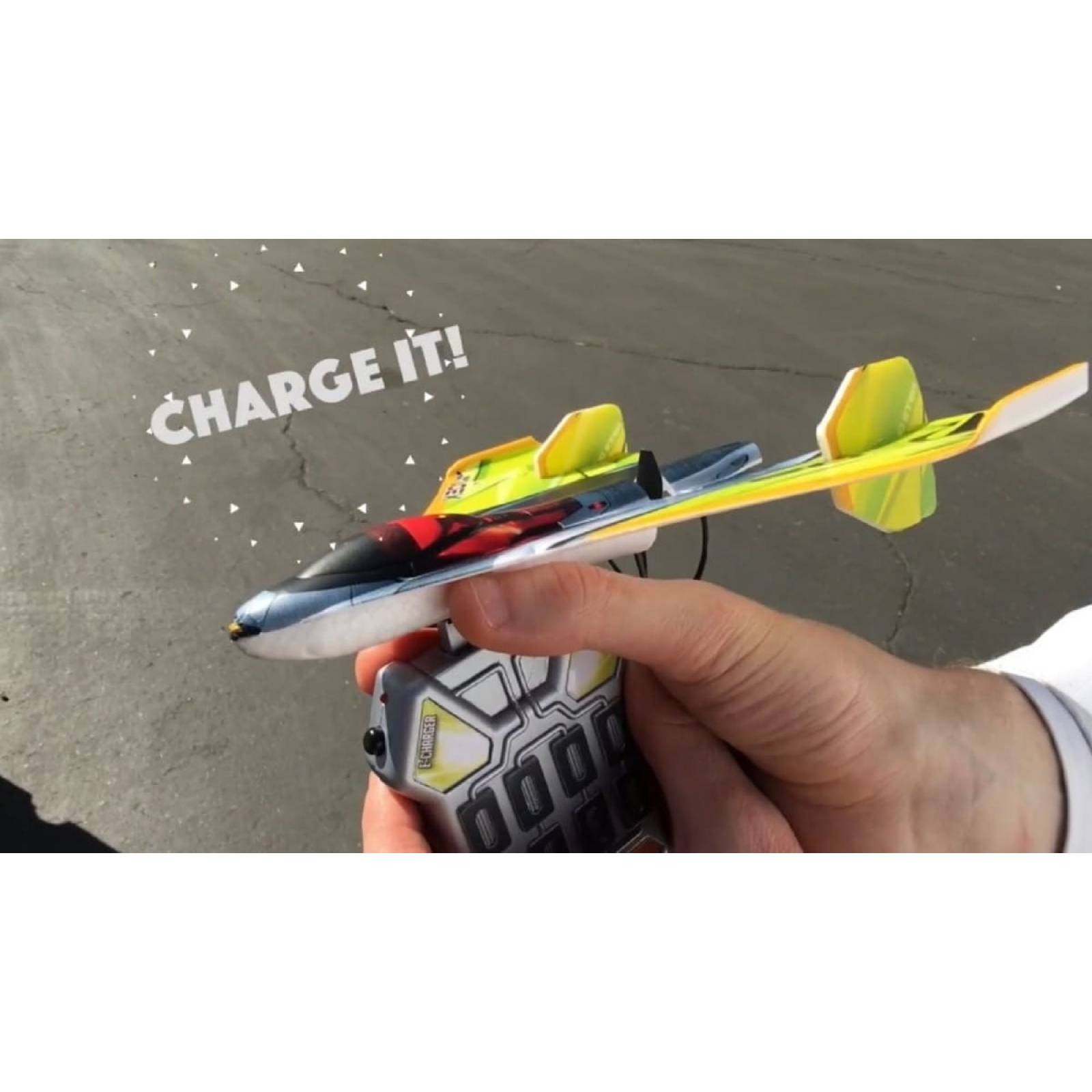 Stunt Flyer Zip Glider High Power Plane Color Multicolor