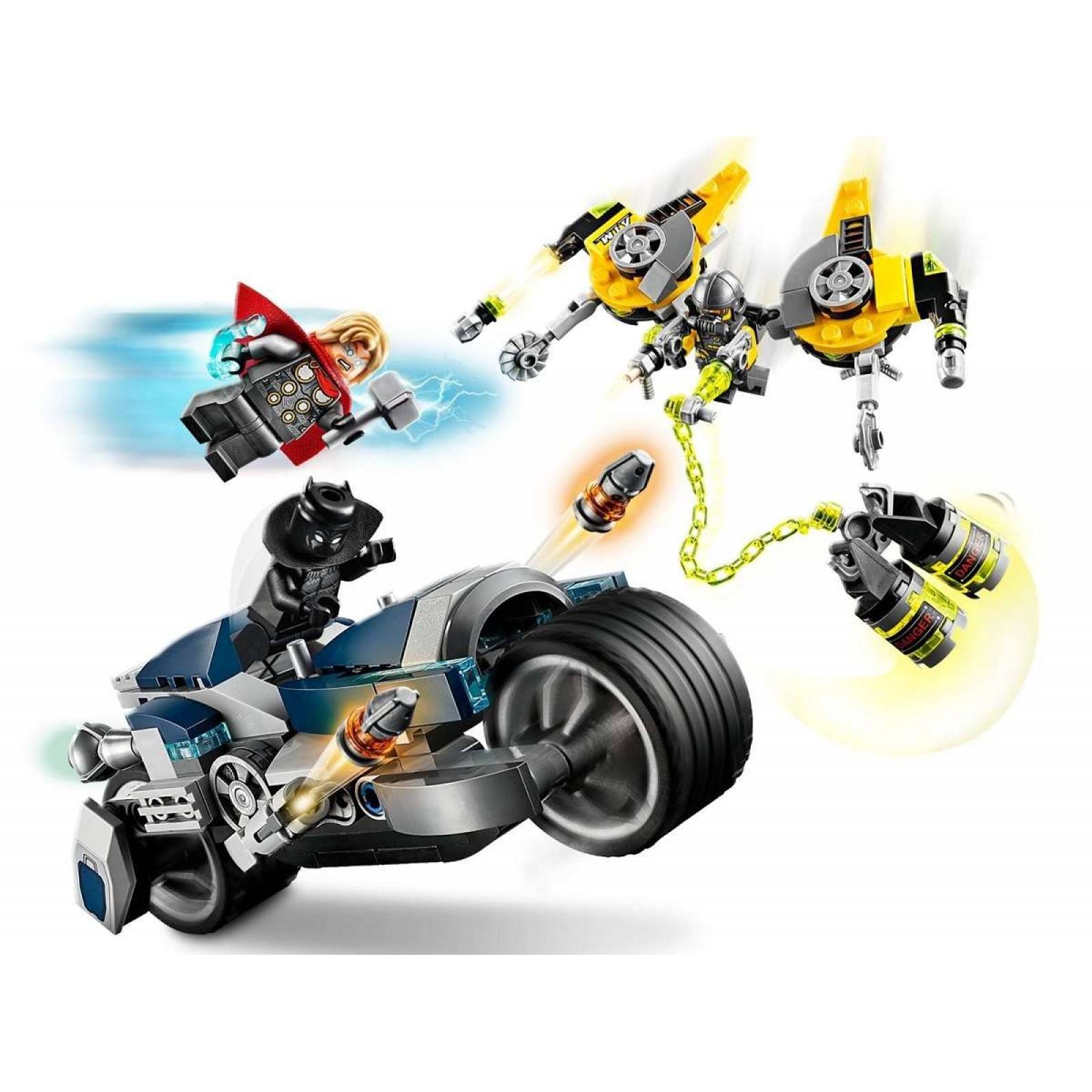 LEGO Marvel Vengadores  Ataque en Moto