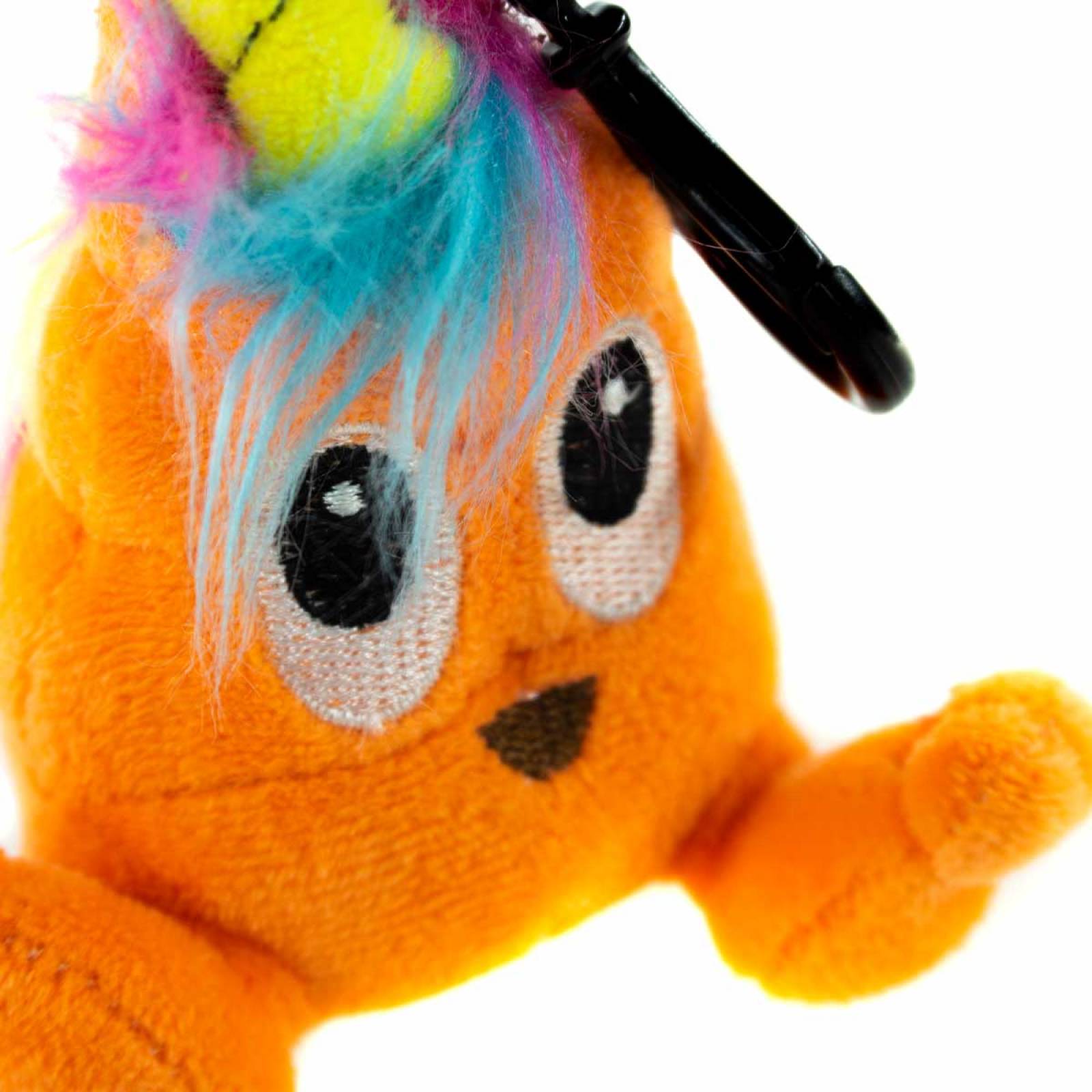 Peluche Poonicorn naranja llavero de emoji Poonicorncopia Color Naranja