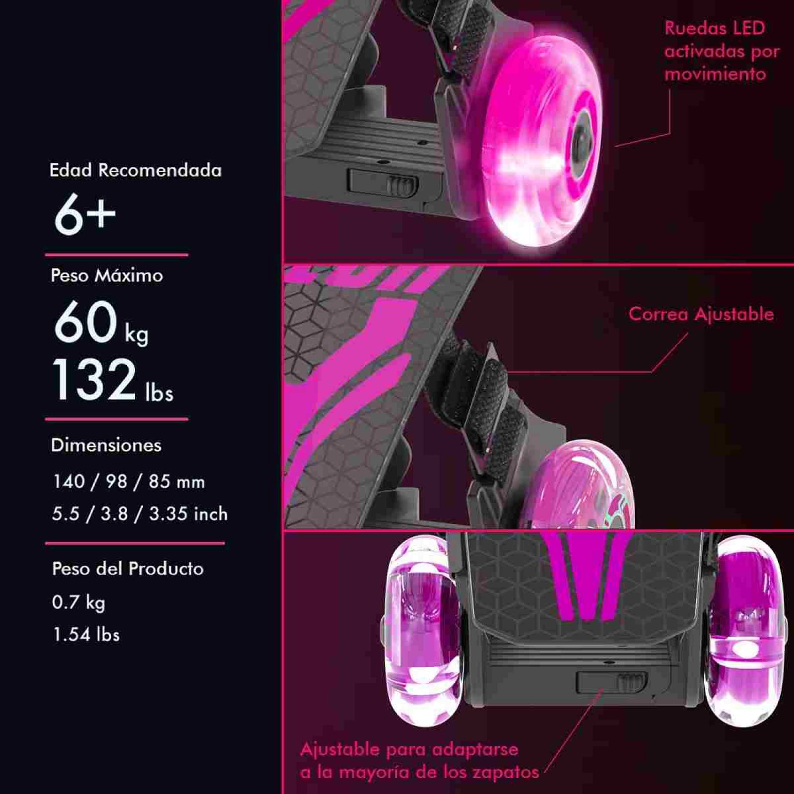 Neon Street Rollers  Rosa Neon