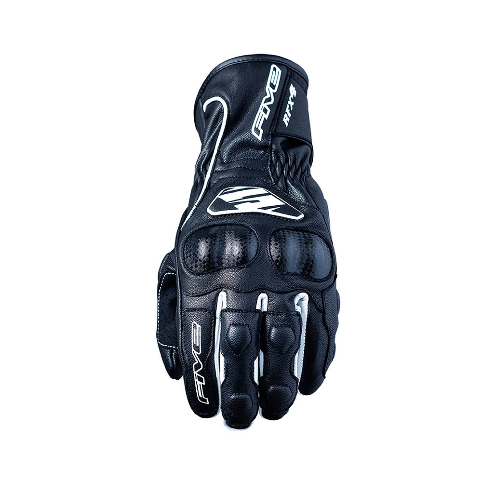 Guantes Para Motociclista Five Racing Rfx 4 Negro/blanco