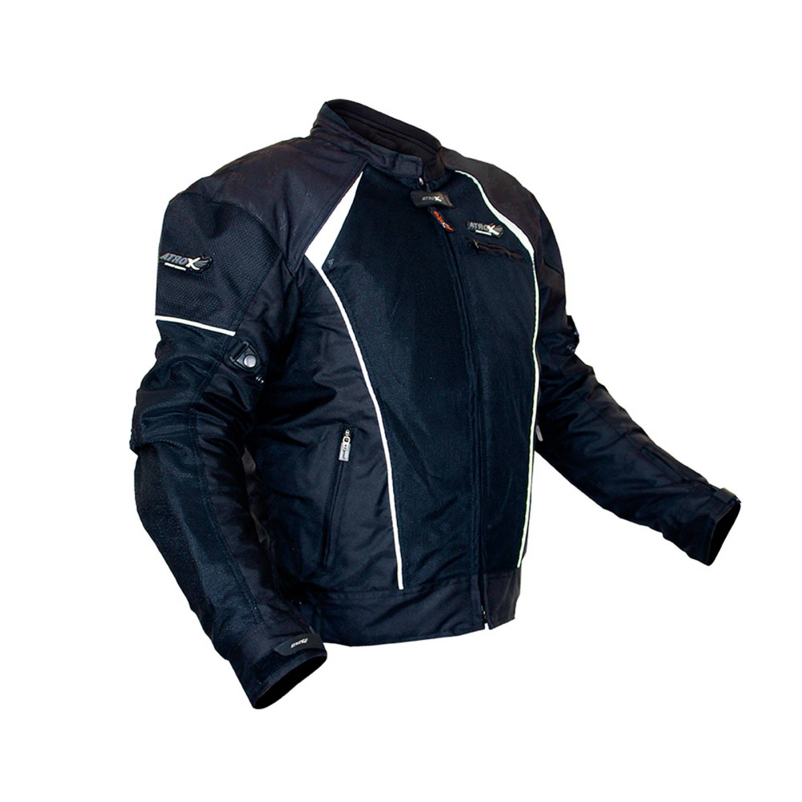 Chamarra Motociclista Atrox C/protecciones Impermeable