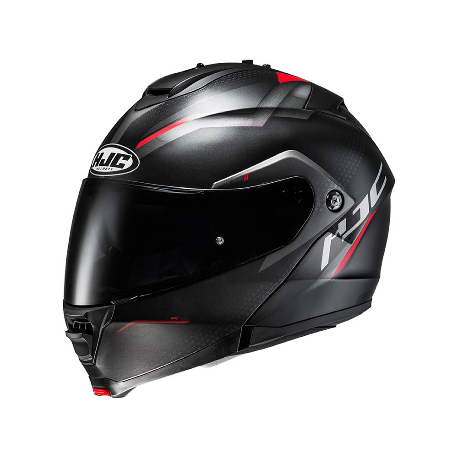 Casco De Motocicleta Hjc Abatible Is-max Ii Dova Mc1sf Rojo