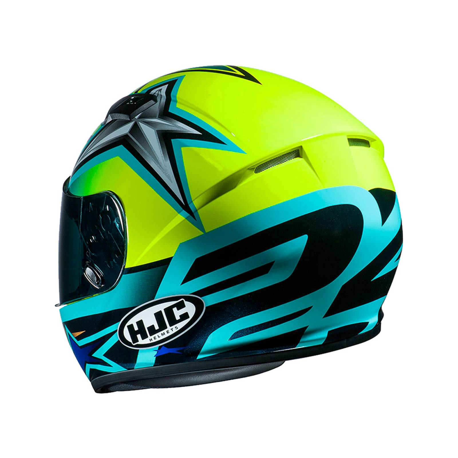 Casco De Motocicleta Hjc Cerrado Cs-15 Replica Toni Elias 24