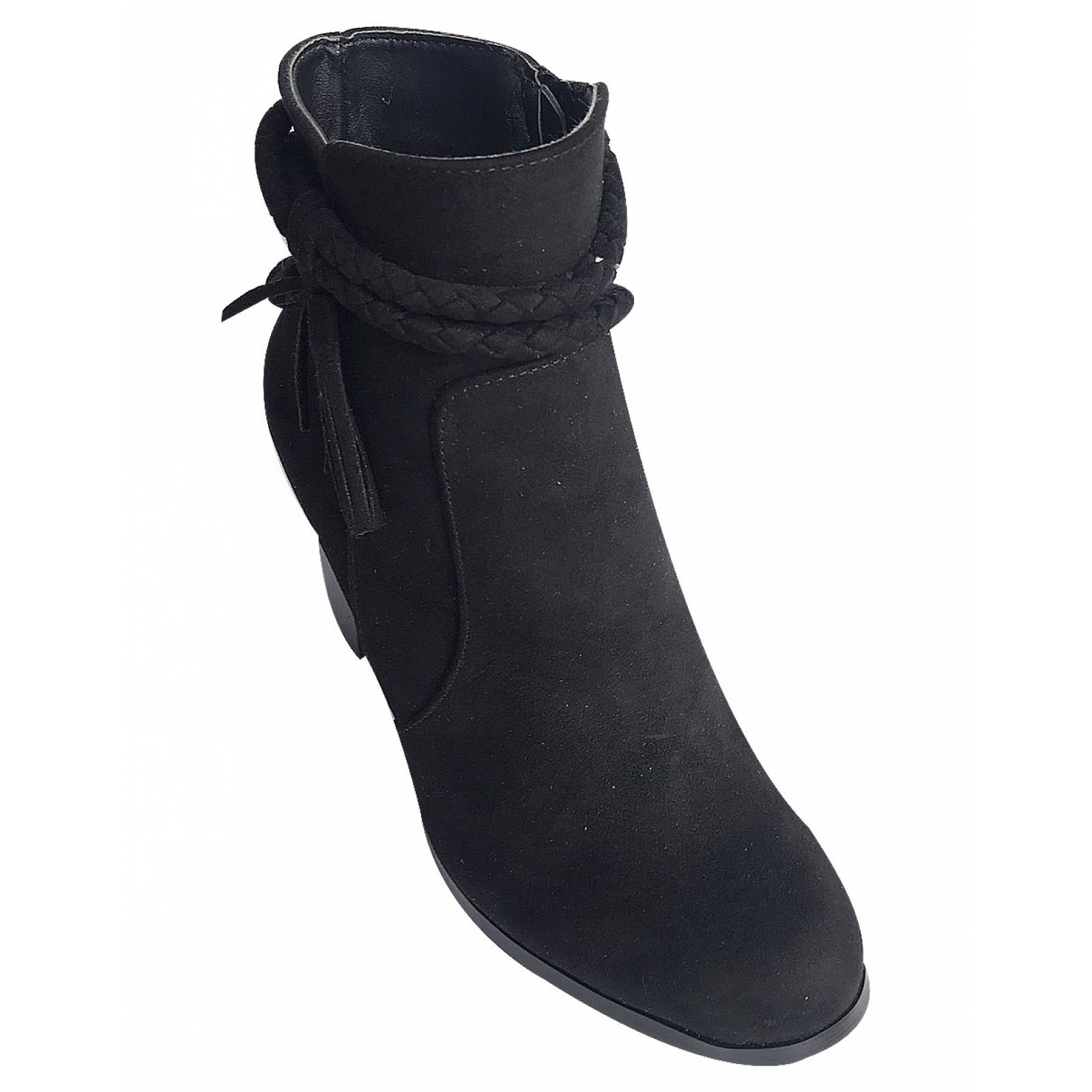 Botin vestir leon mujer gamuza 9924