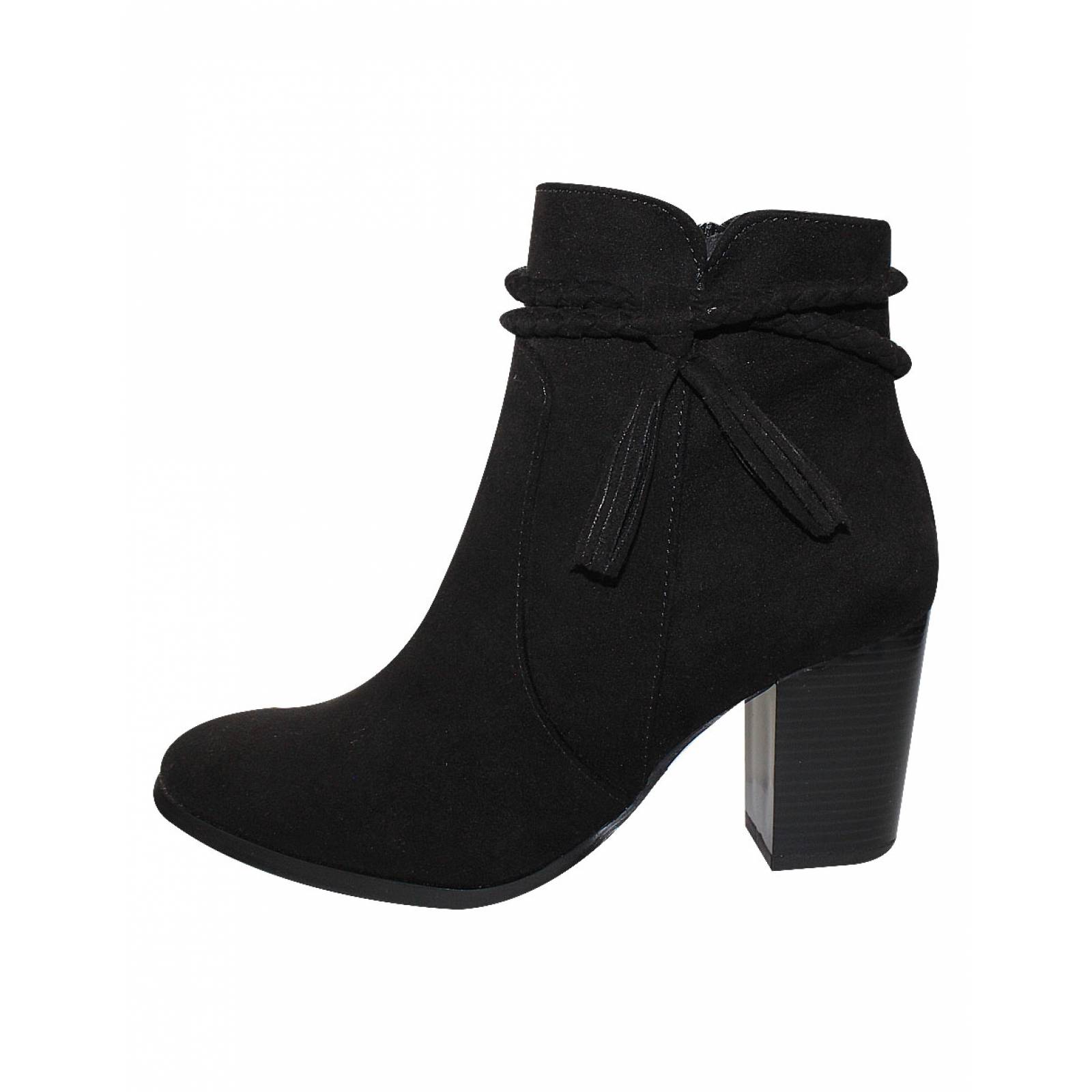 Botin vestir leon mujer gamuza 9924