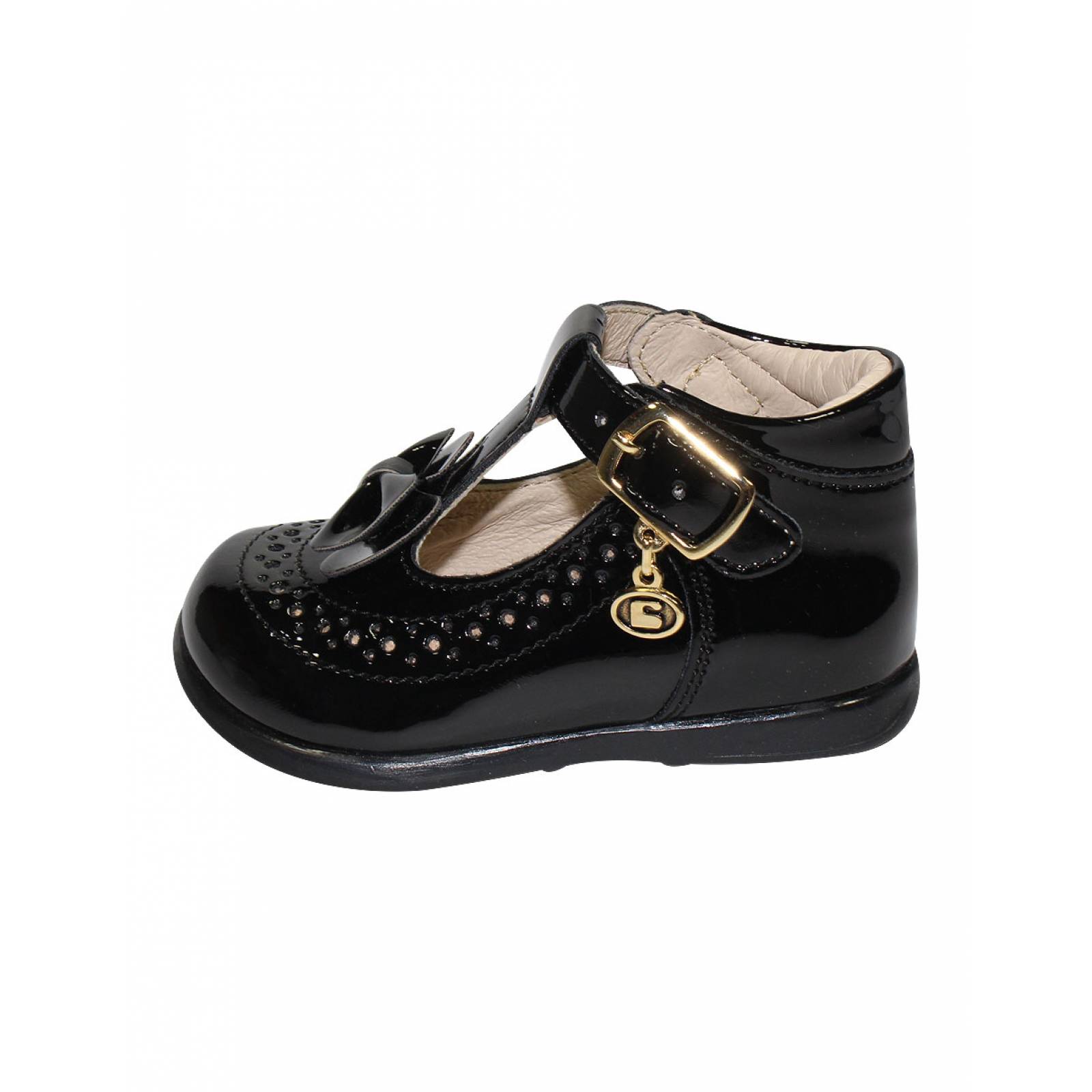 Zapatos coqueta niña charol 950513c