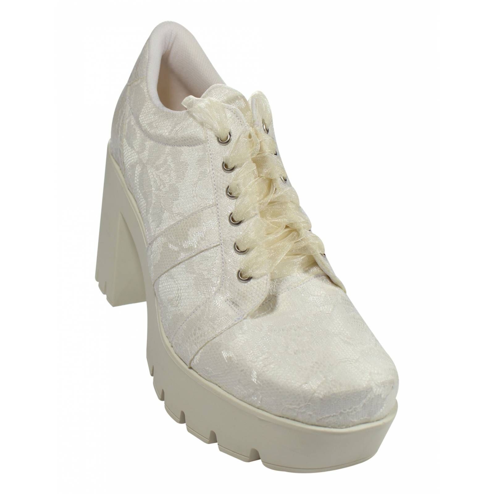 Tenis de novia leon mujer textil 3001tm