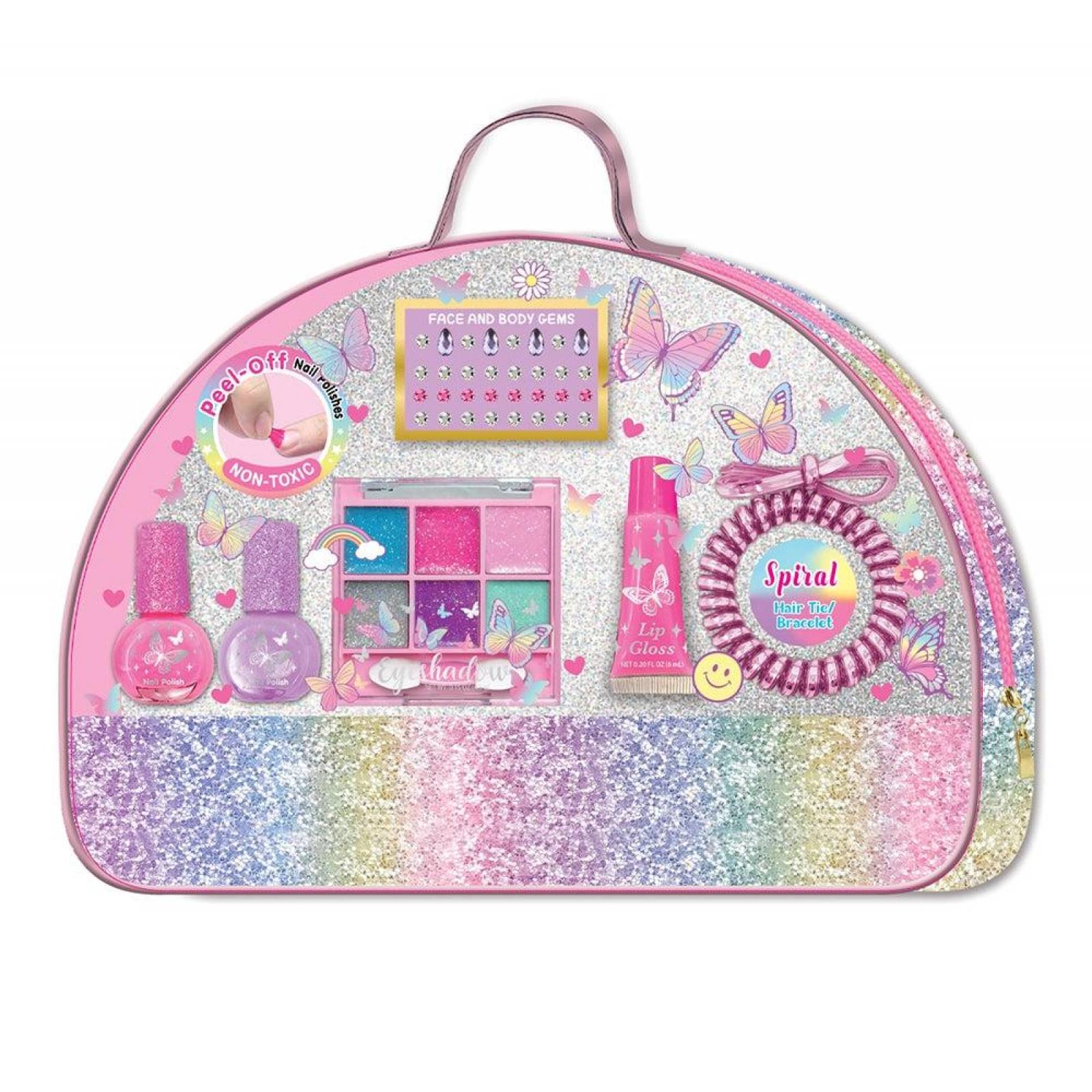 Set de maquillaje trendy de mariposa tie dye -Hot Focus 