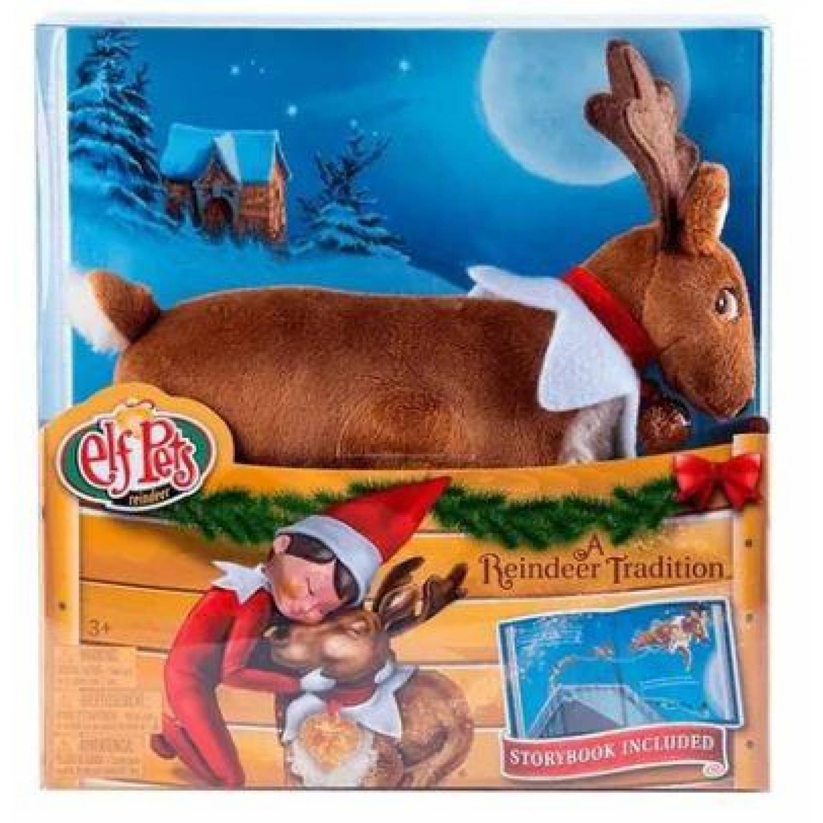 Reno Navideño Y Libro En Inglés - Elf On The Shelf