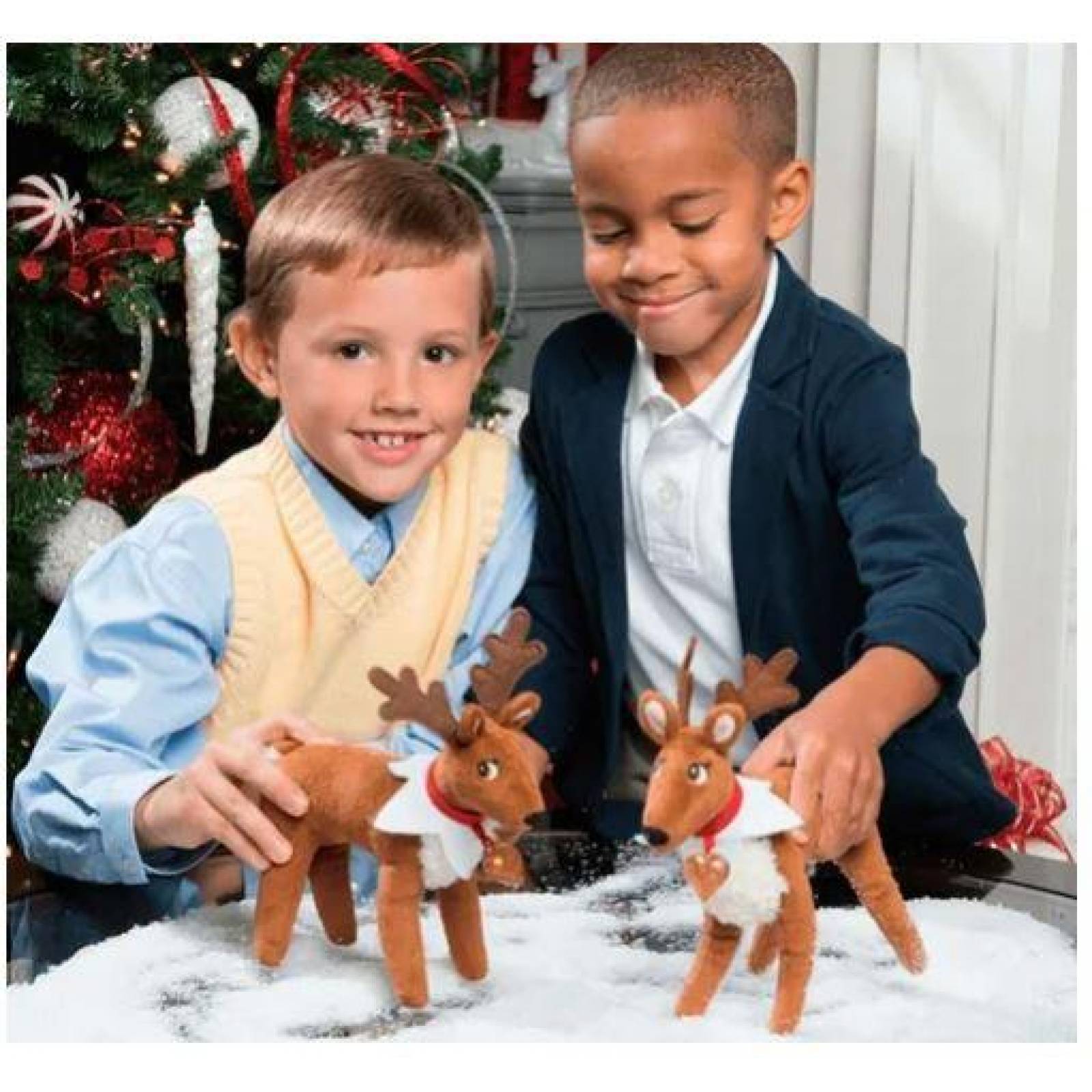 Reno Navideño Y Libro En Inglés - Elf On The Shelf
