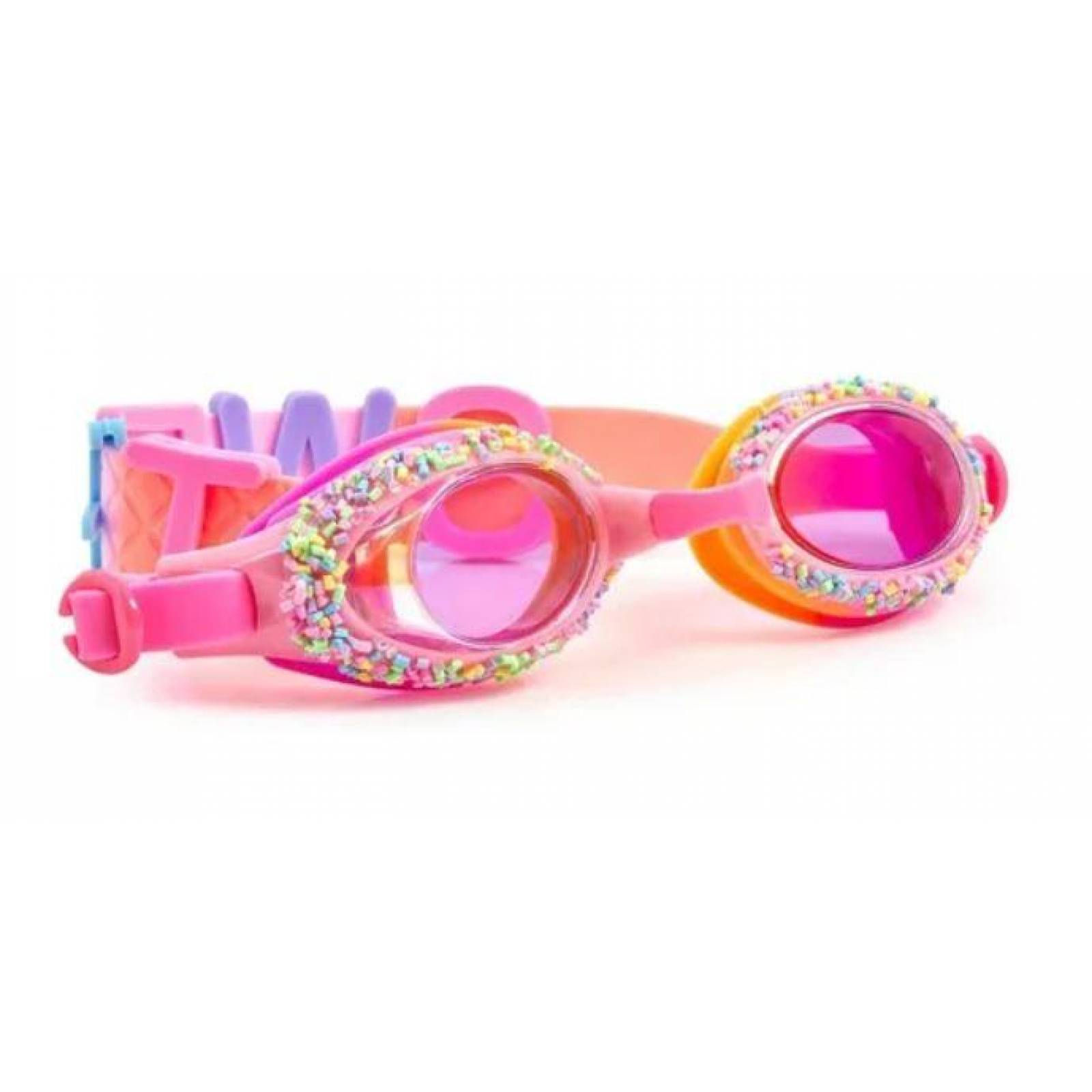 Goggles Funfetti Rosa Fuerte Para Niña - Bling2o 