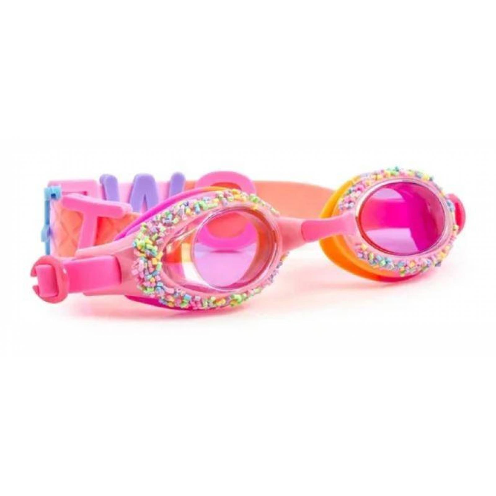 Goggles Funfetti Rosa Fuerte Para Niña - Bling2o 